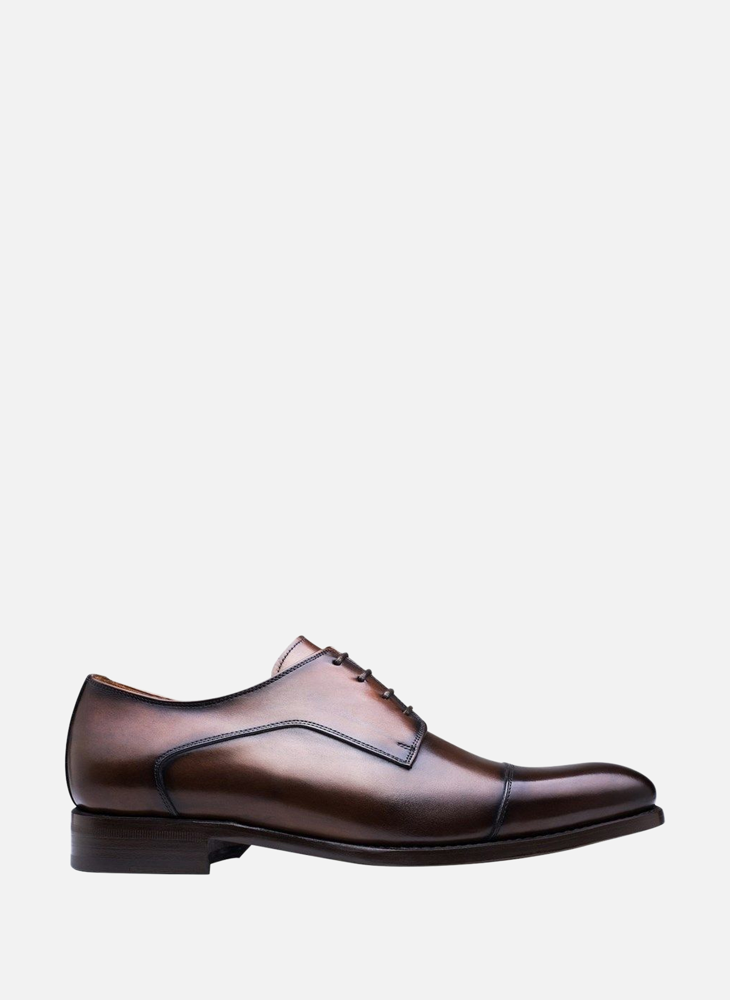 Derby cuir elvis FINSBURY Marron