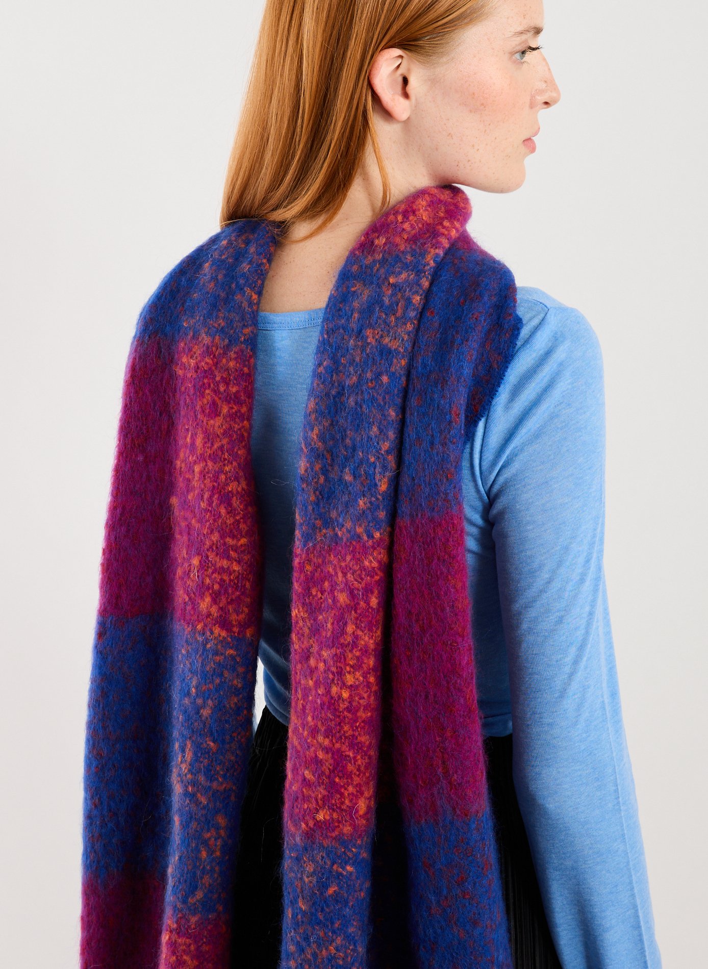 Checked Major Scarf AU PRINTEMPS PARIS Multicolour