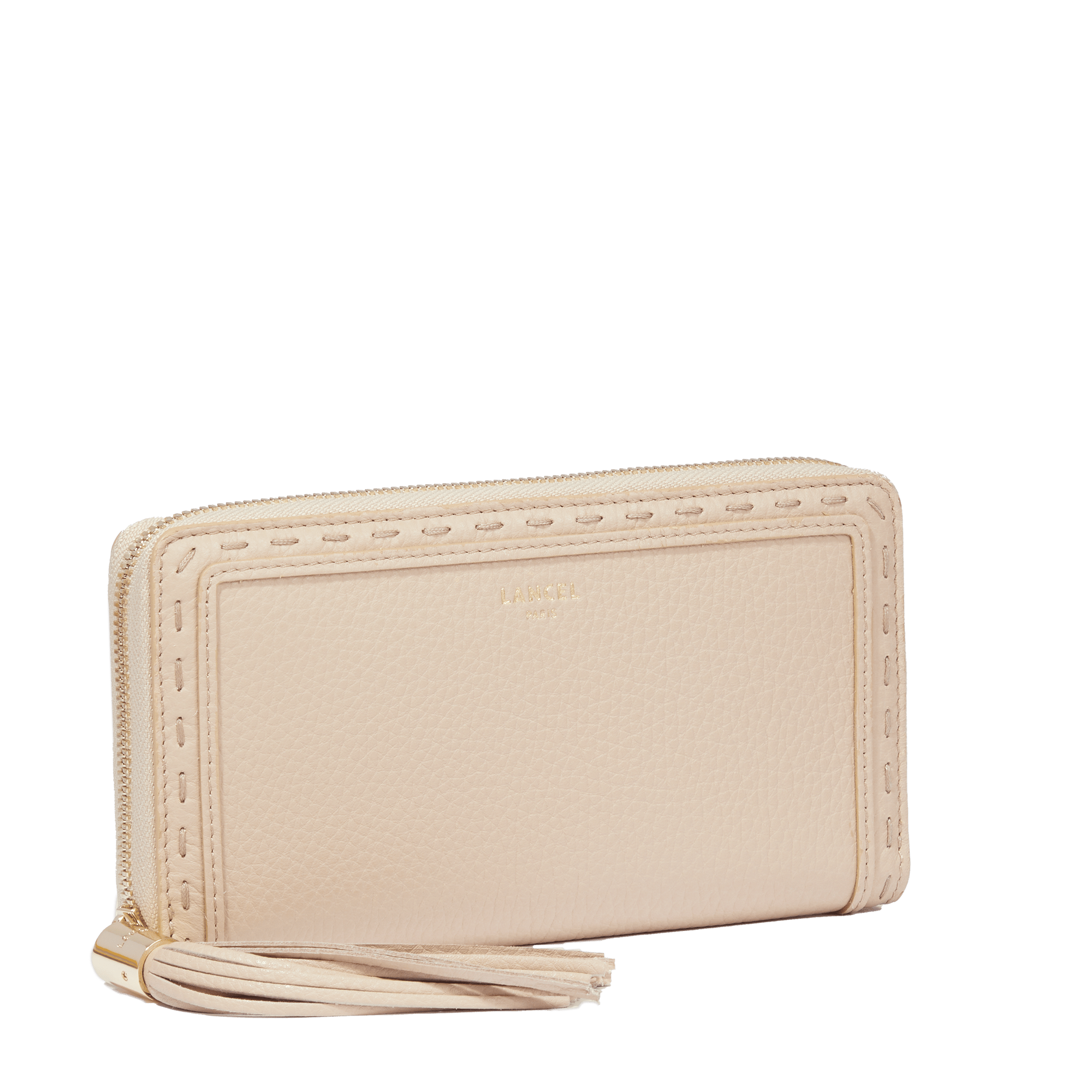 Long zippered wallet premier flirt by lancel in leather LANCEL Beige