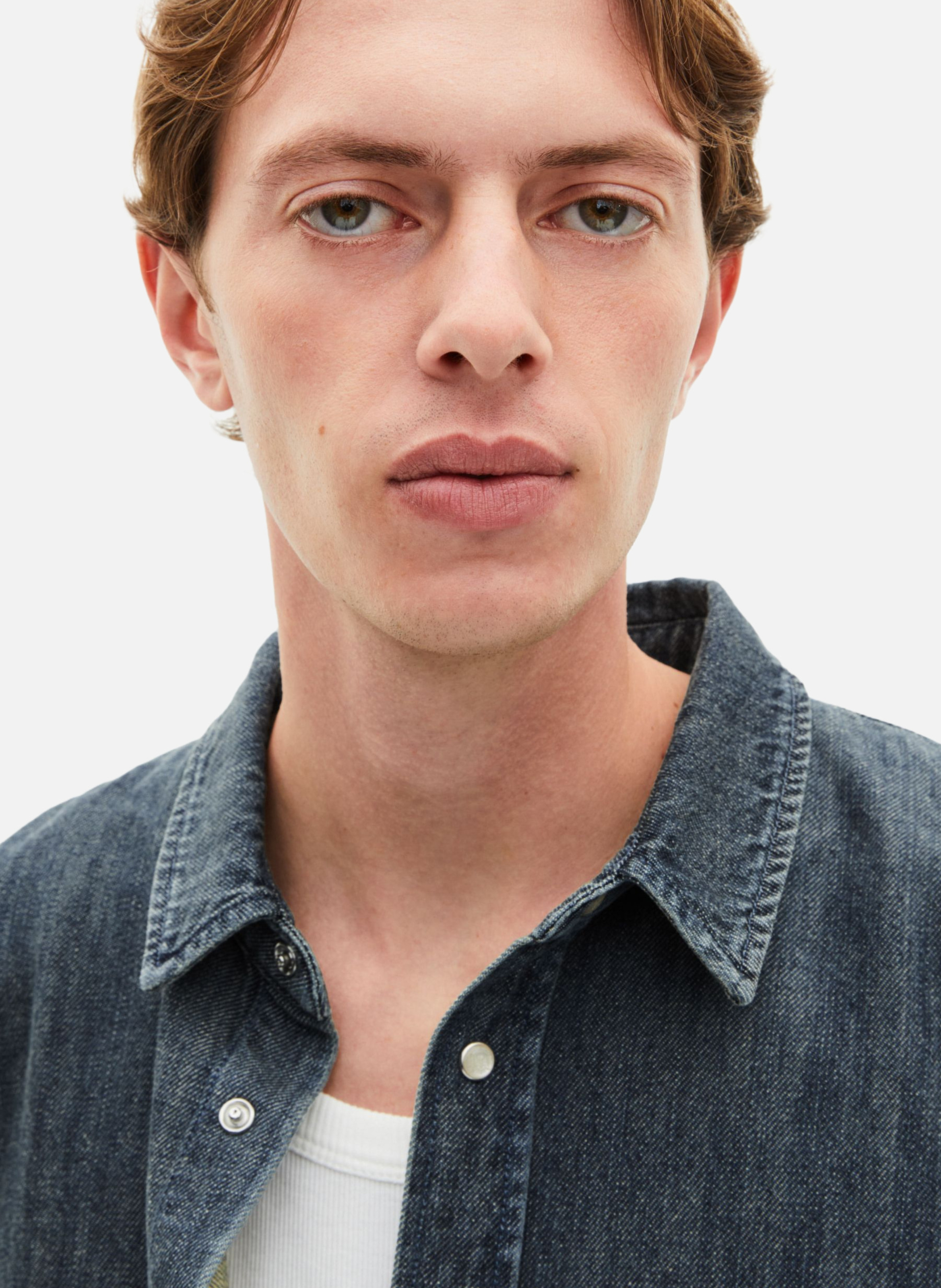 Chemise en denim THE KOOPLES Bleu