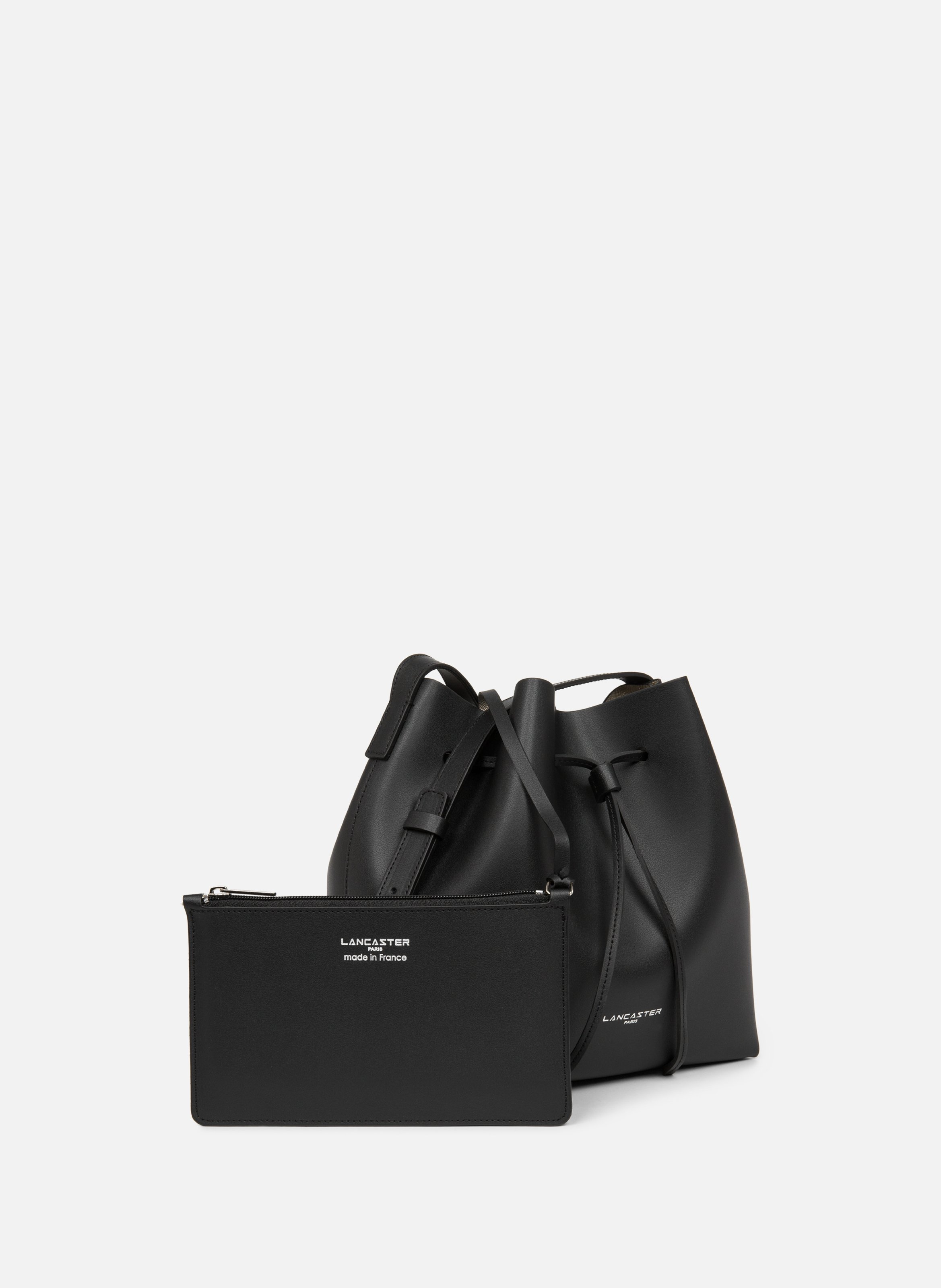 Large bucket bag - Pur & Element City LANCASTER Black