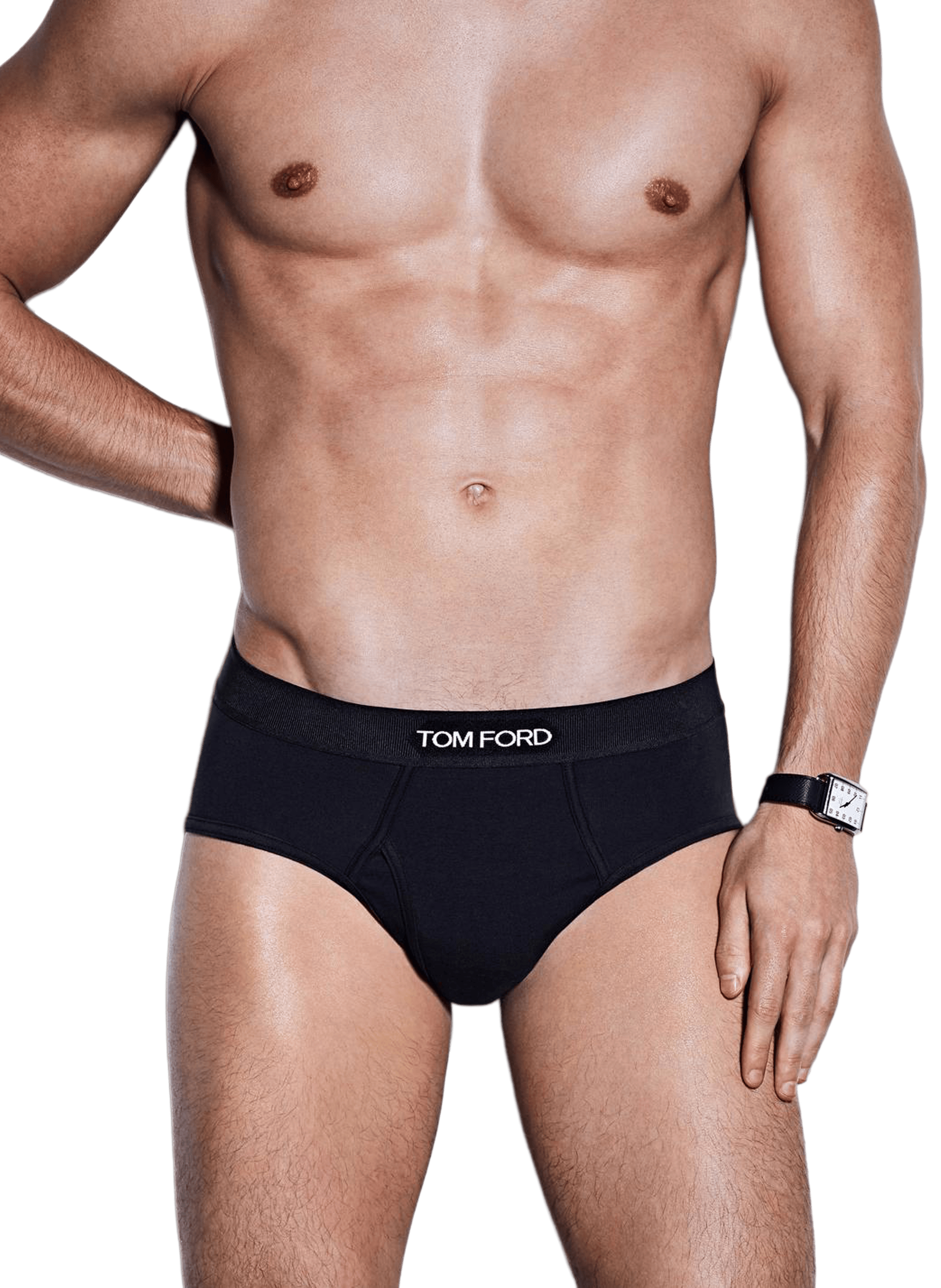 Cotton-blend briefs TOM FORD Black