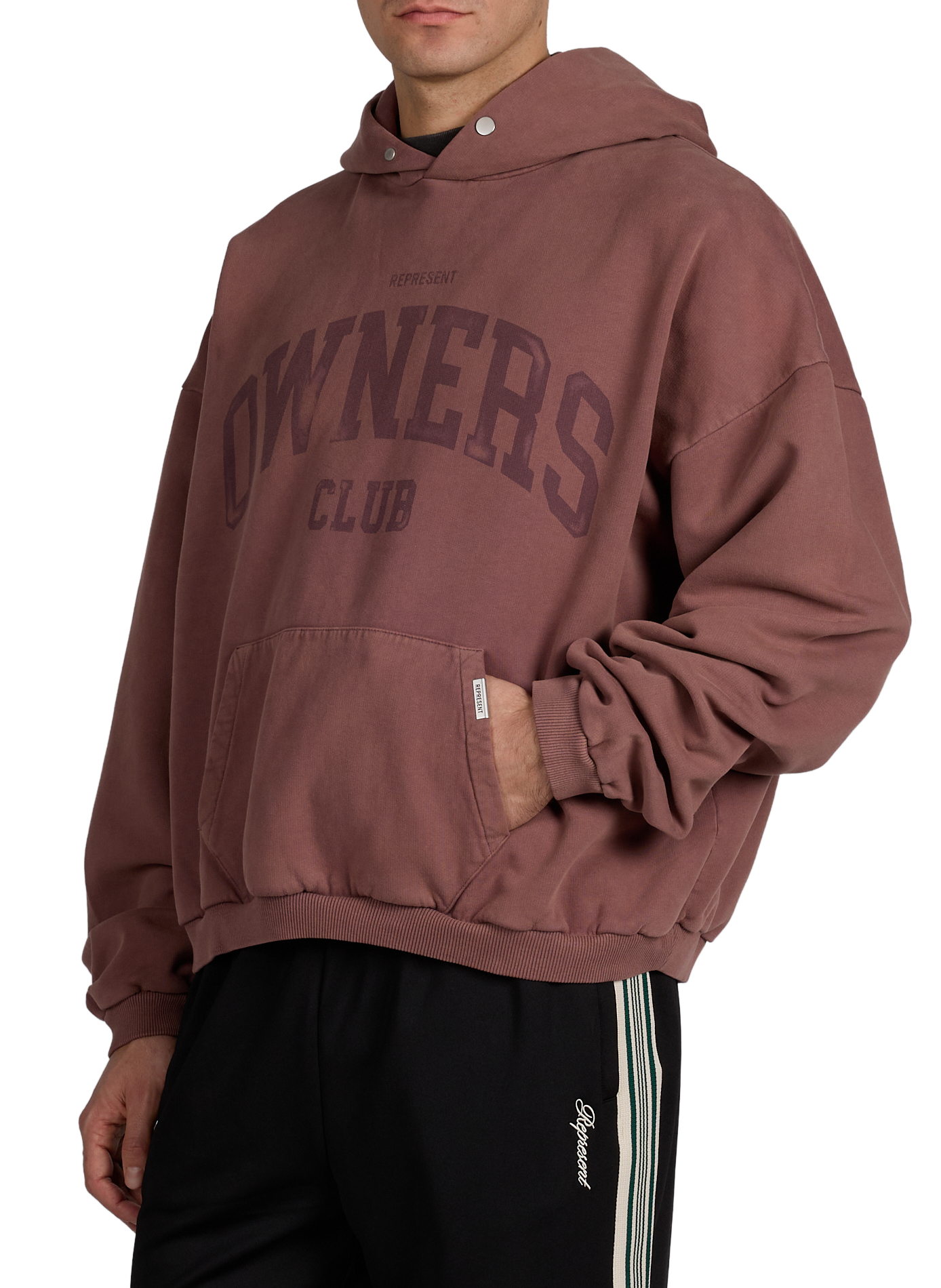 Cotton hoodie REPRESENT Pink