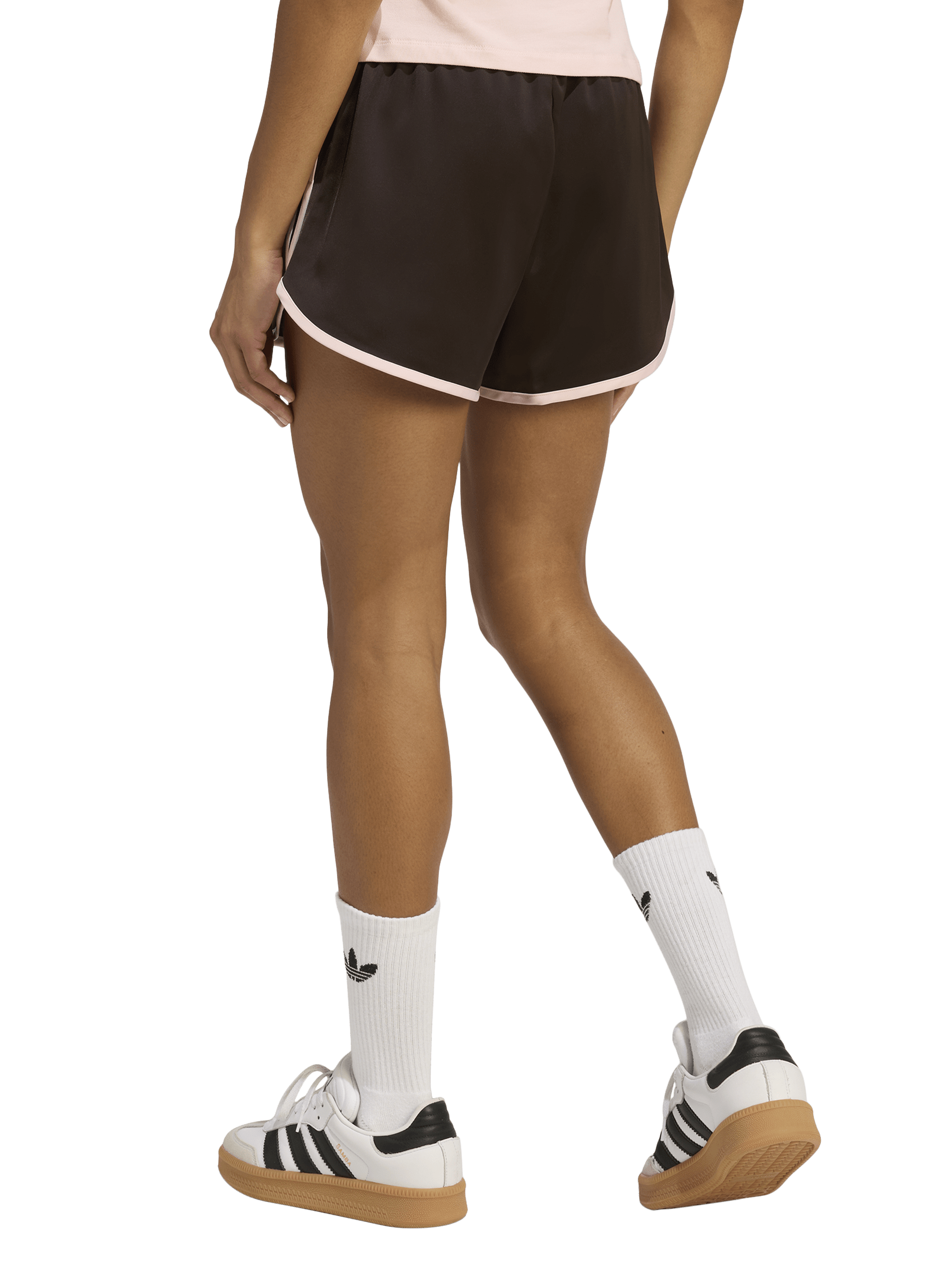 Large embroidered logo sweatshirt ADIDAS Brown