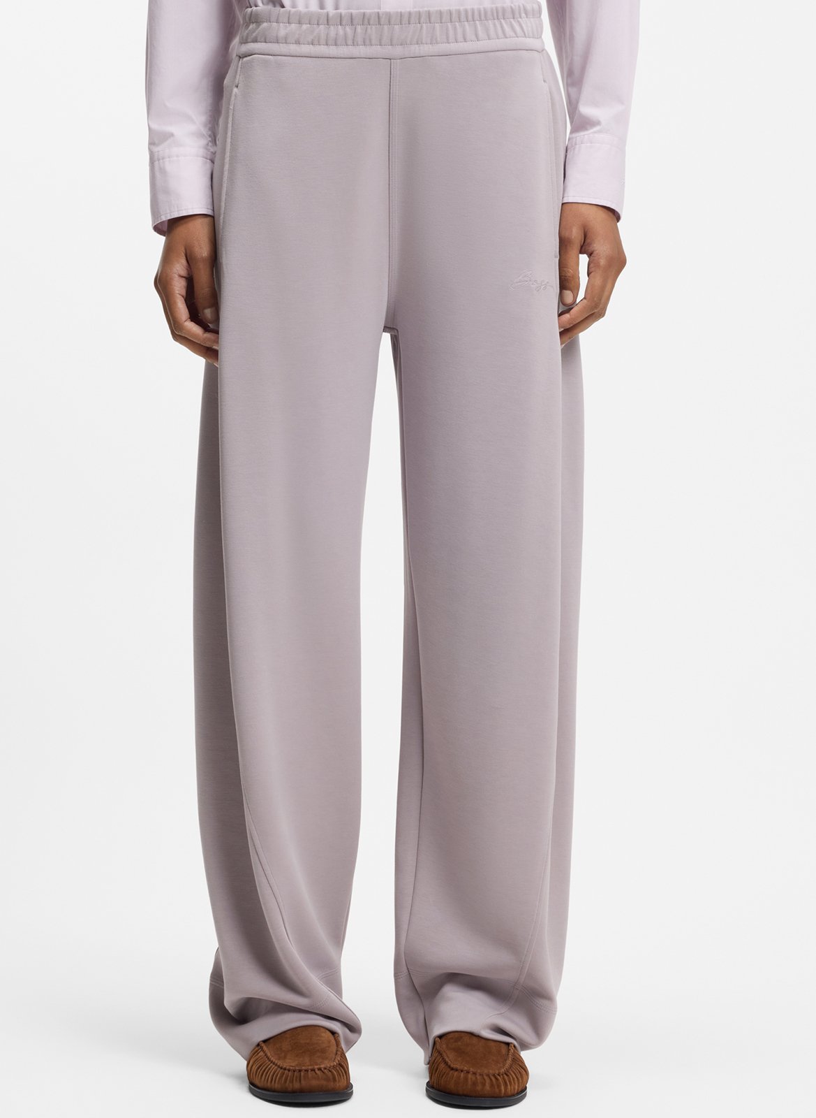 Jogging large ballon uni BOSS Violet