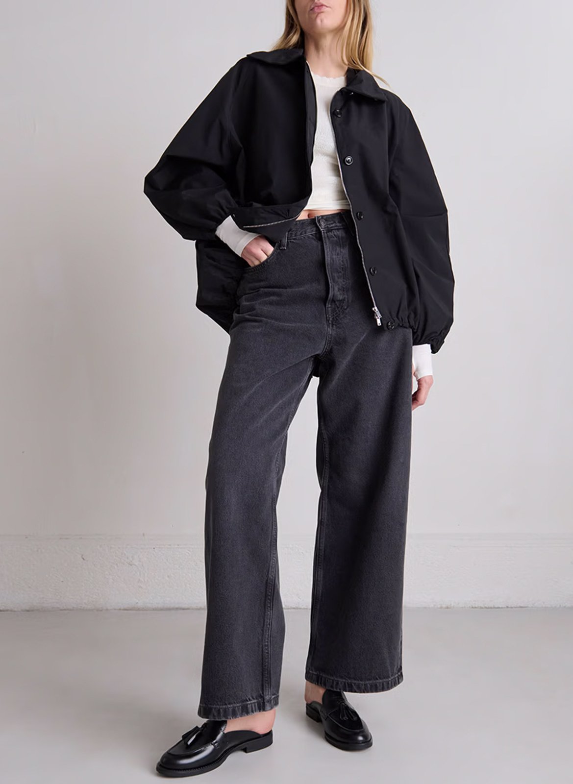 Mocassins en cuir Nataly JONAK Noir