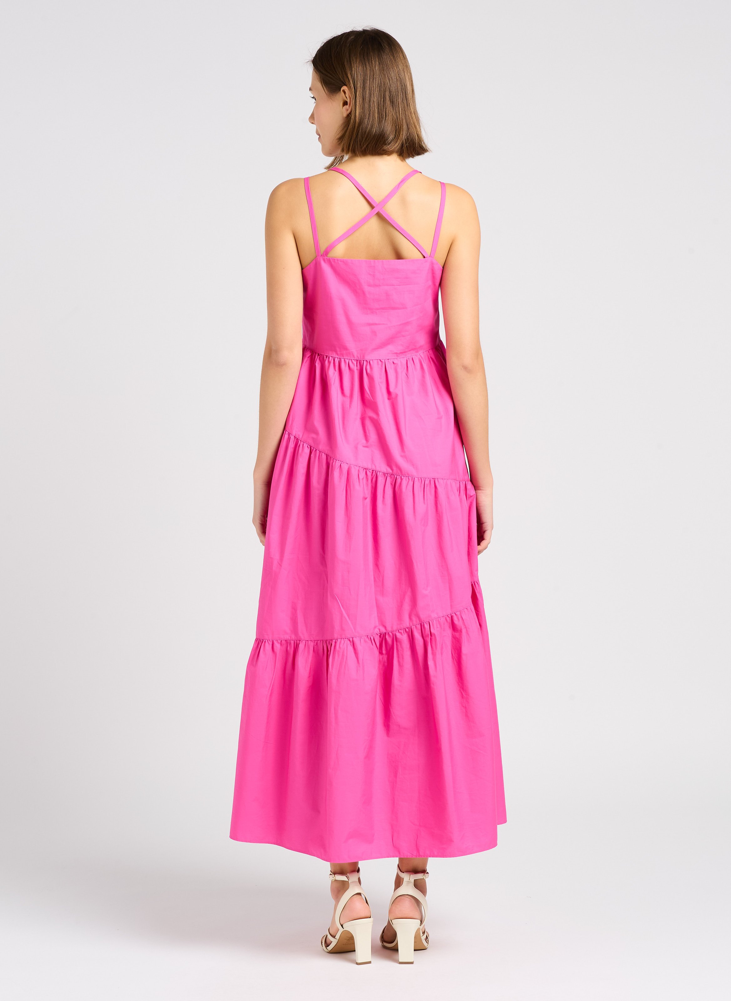 Sandales à talons en cuir davina BOBBIES Blanc