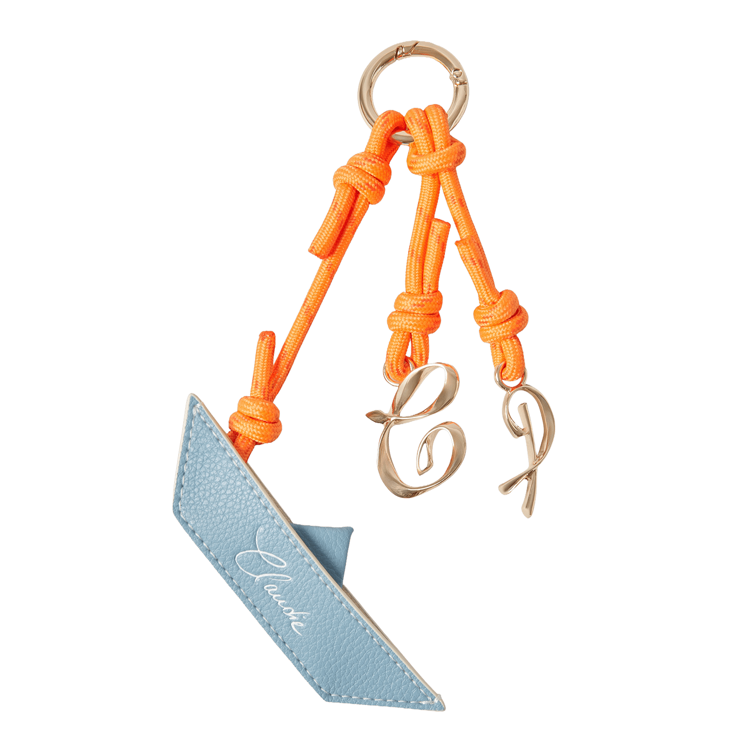 Porte-clés en cuir CLAUDIE PIERLOT Bleu