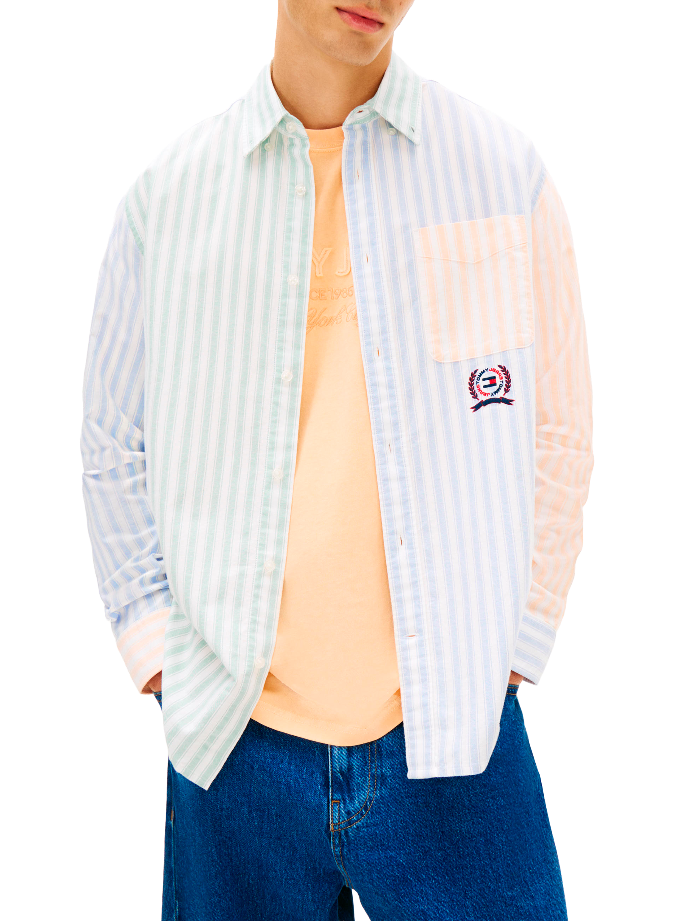 Striped cotton shirt TOMMY HILFIGER Multicolour