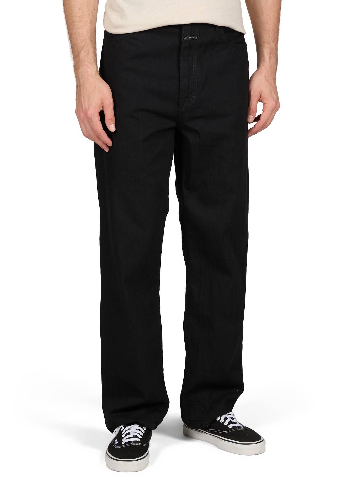 Straight cotton jeans CLOSED Black