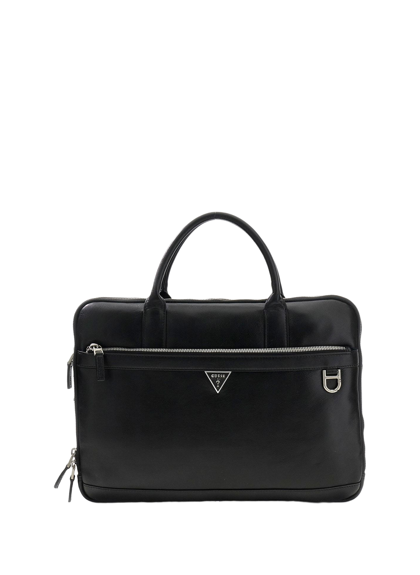 Sac ordinateur Monaco en cuir  GUESS Black