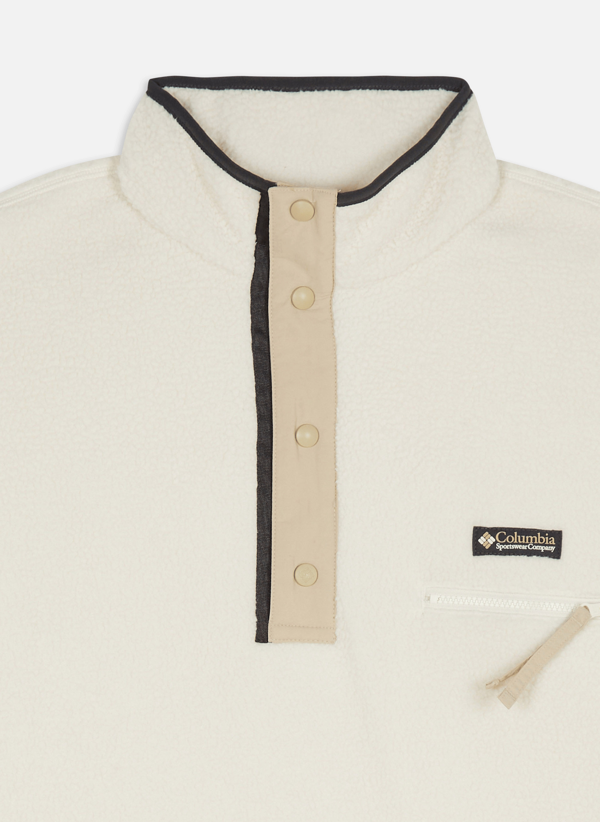 Polaire helvetia ii half snap fl COLUMBIA Beige