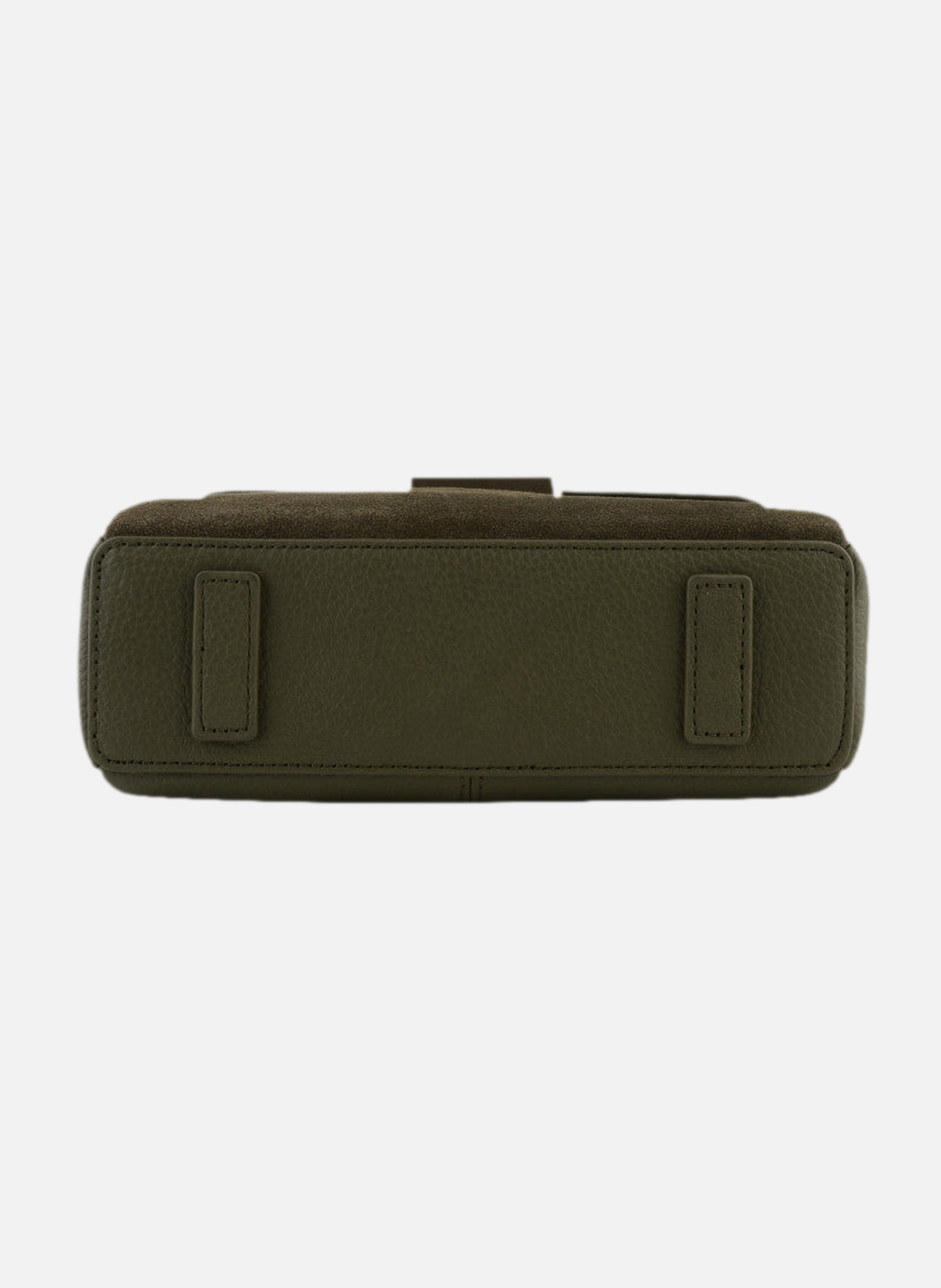 Carat nubuck | sac à main | Kaki POURCHET Femme