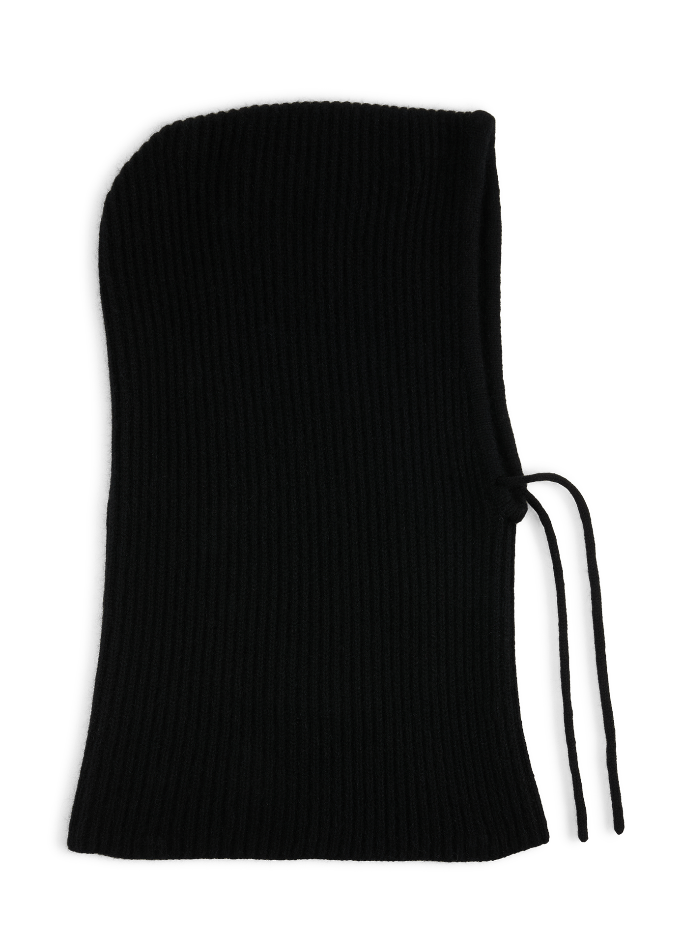 Cagoule côtelée en laine mélangée SAISON 1865 Noir