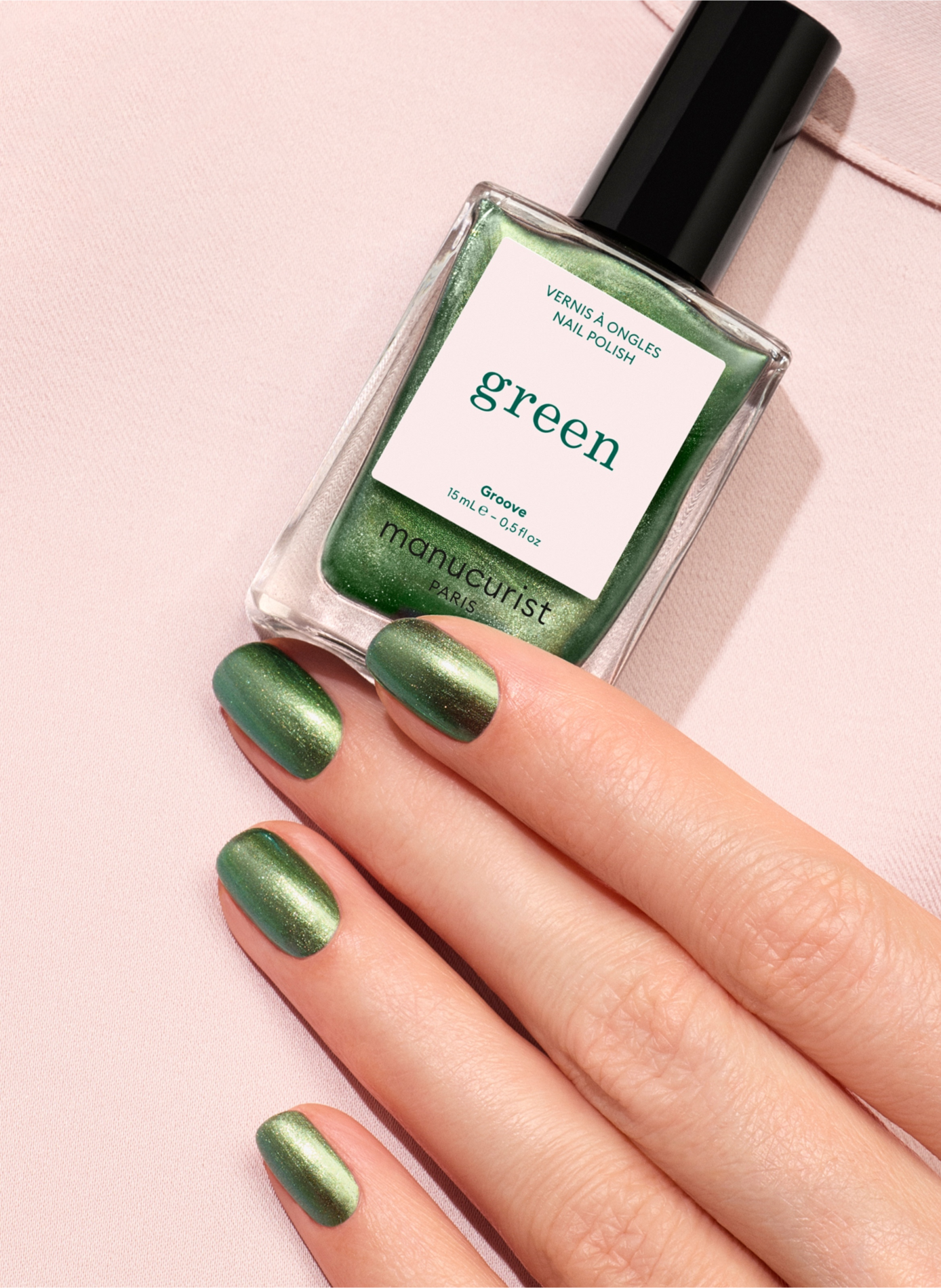 Nagellack Grün - Groove MANUCURIST Vert nacré