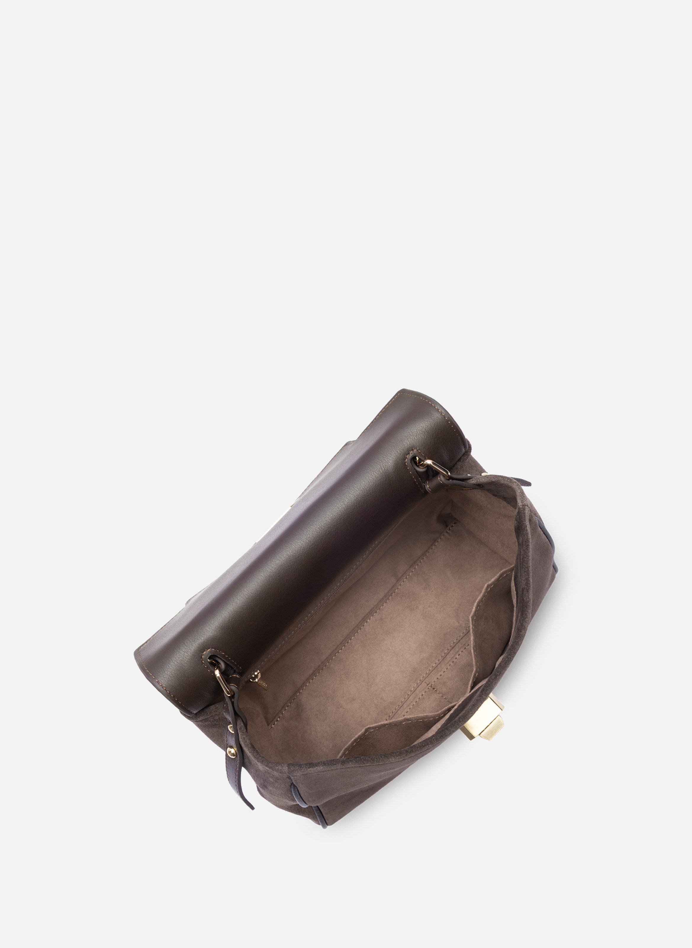 Sac à main - suède grace LANCASTER Marron