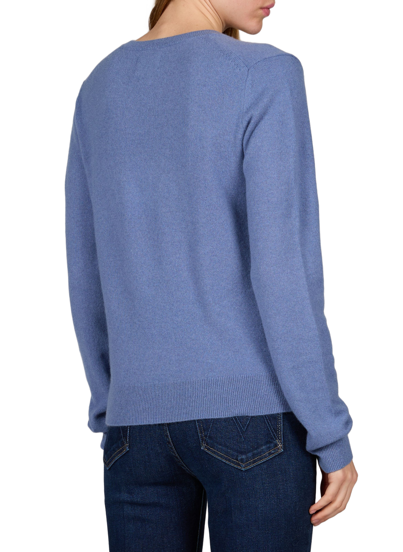 Pull Vene en cachemire AU PRINTEMPS PARIS Bleu