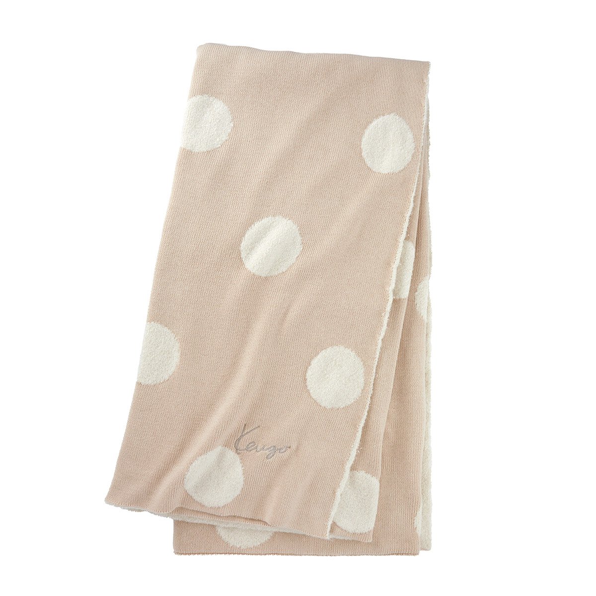 Plaid en maille, k dot KENZO HOME Beige