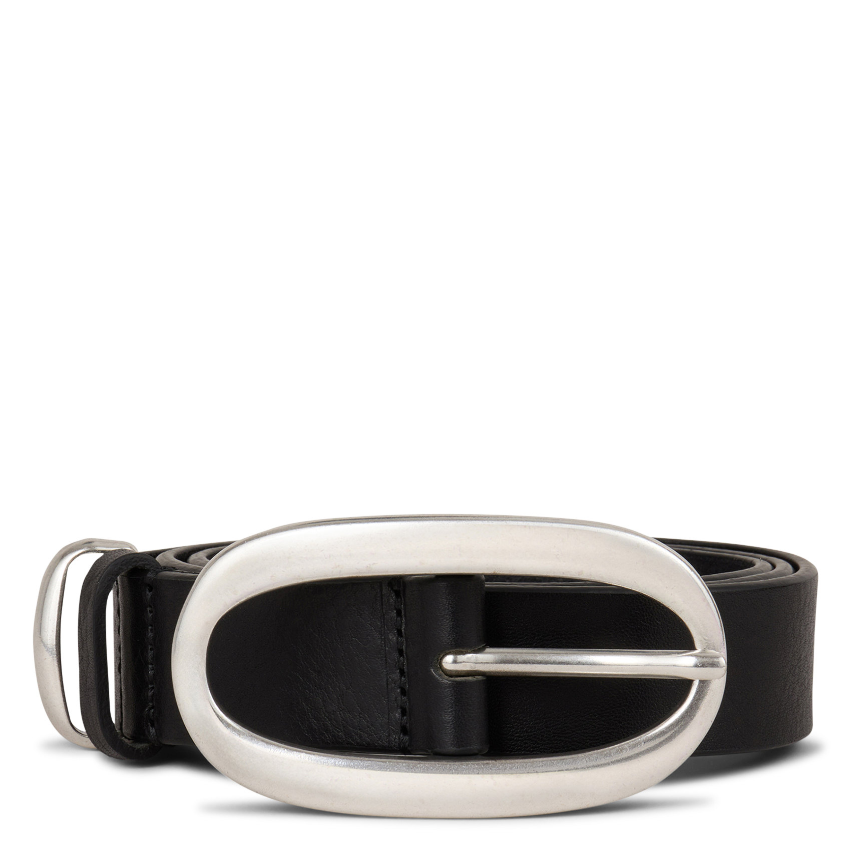Ceinture à boucle en cuir bastian | Noir BA&SH Femme