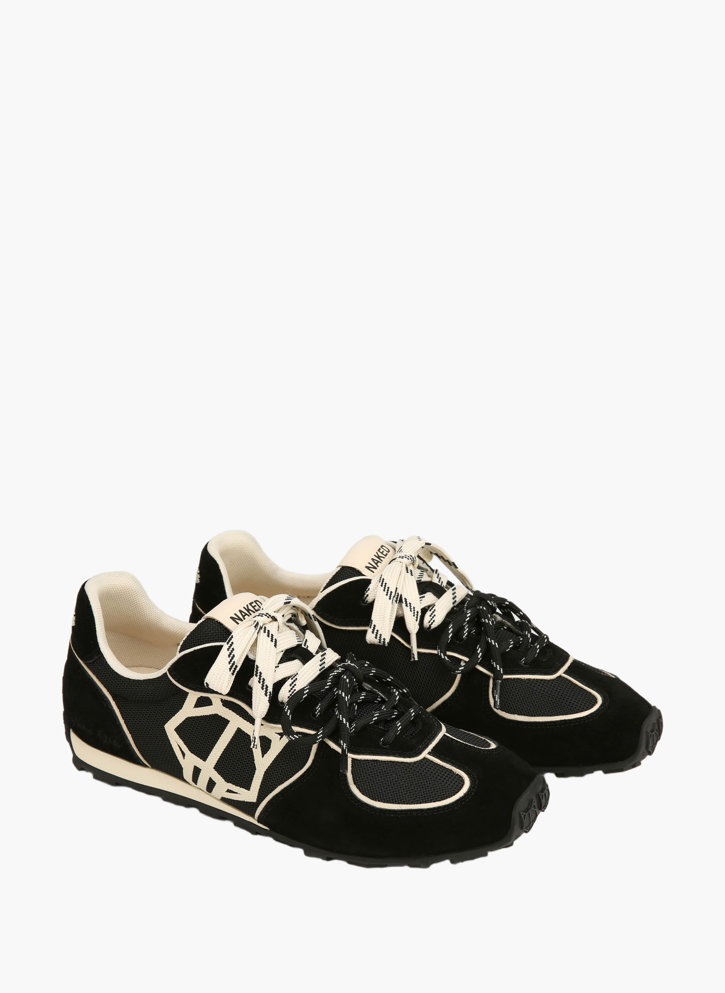 Baskets lightning en mesh NAKED WOLFE Noir
