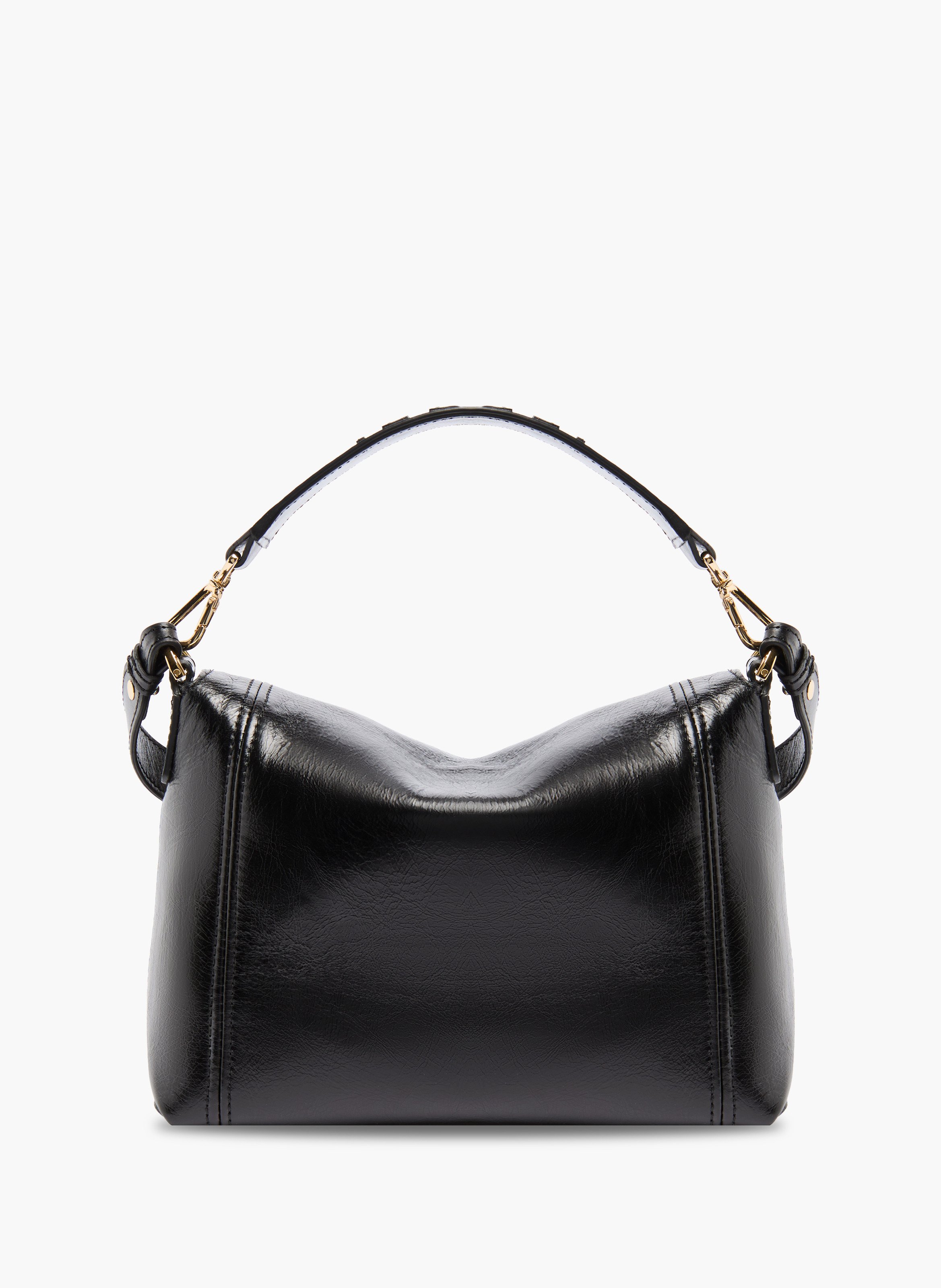 Sac à rabat ninon soft m de lancel - noir LANCEL Noir