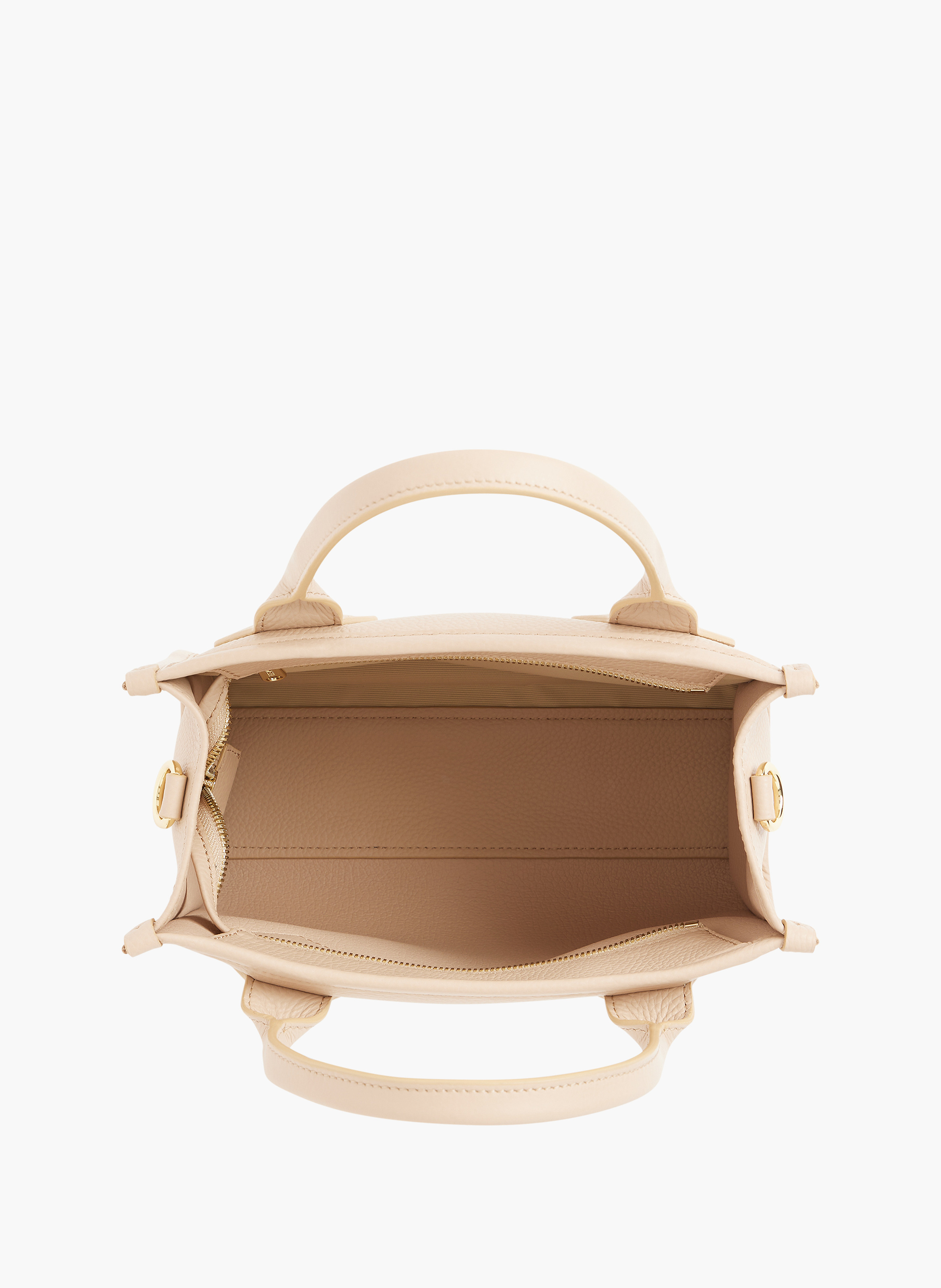 Sac cabas zippé s jour de lancel en cuir LANCEL Beige