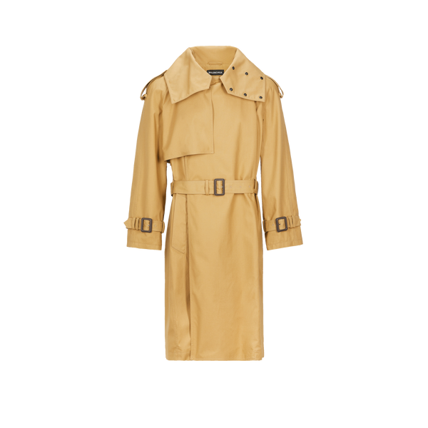 Balenciaga Trench-coat En Toile De Coton