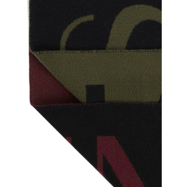 Echarpe jacquard Maison Kitsuné en laine vierge