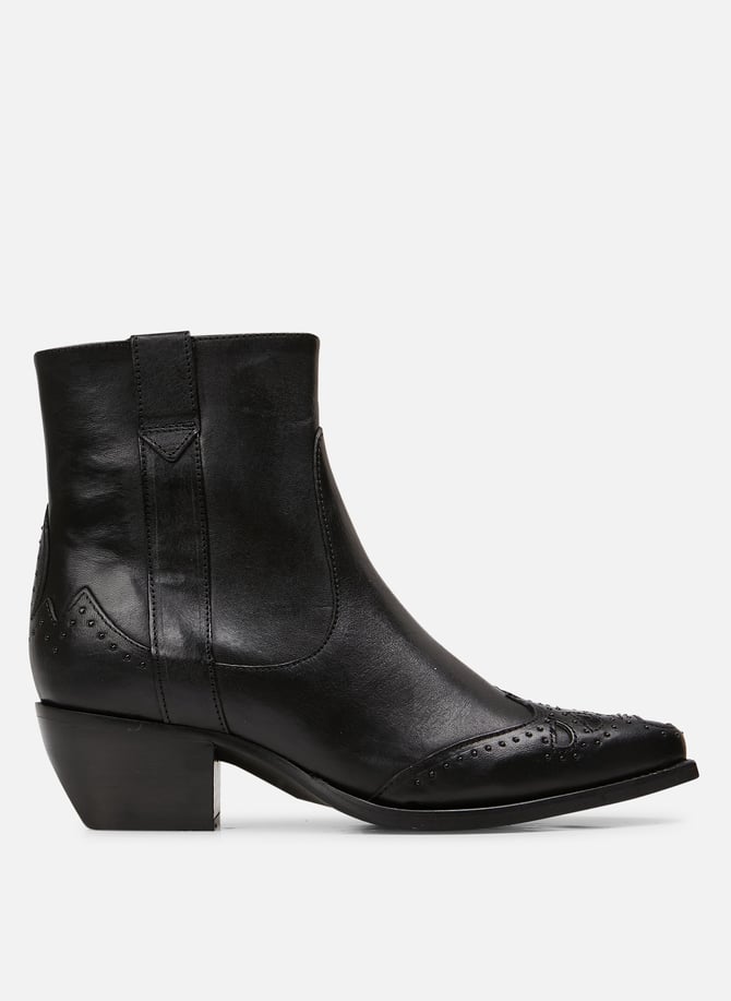 Bottines en cuir IKKS