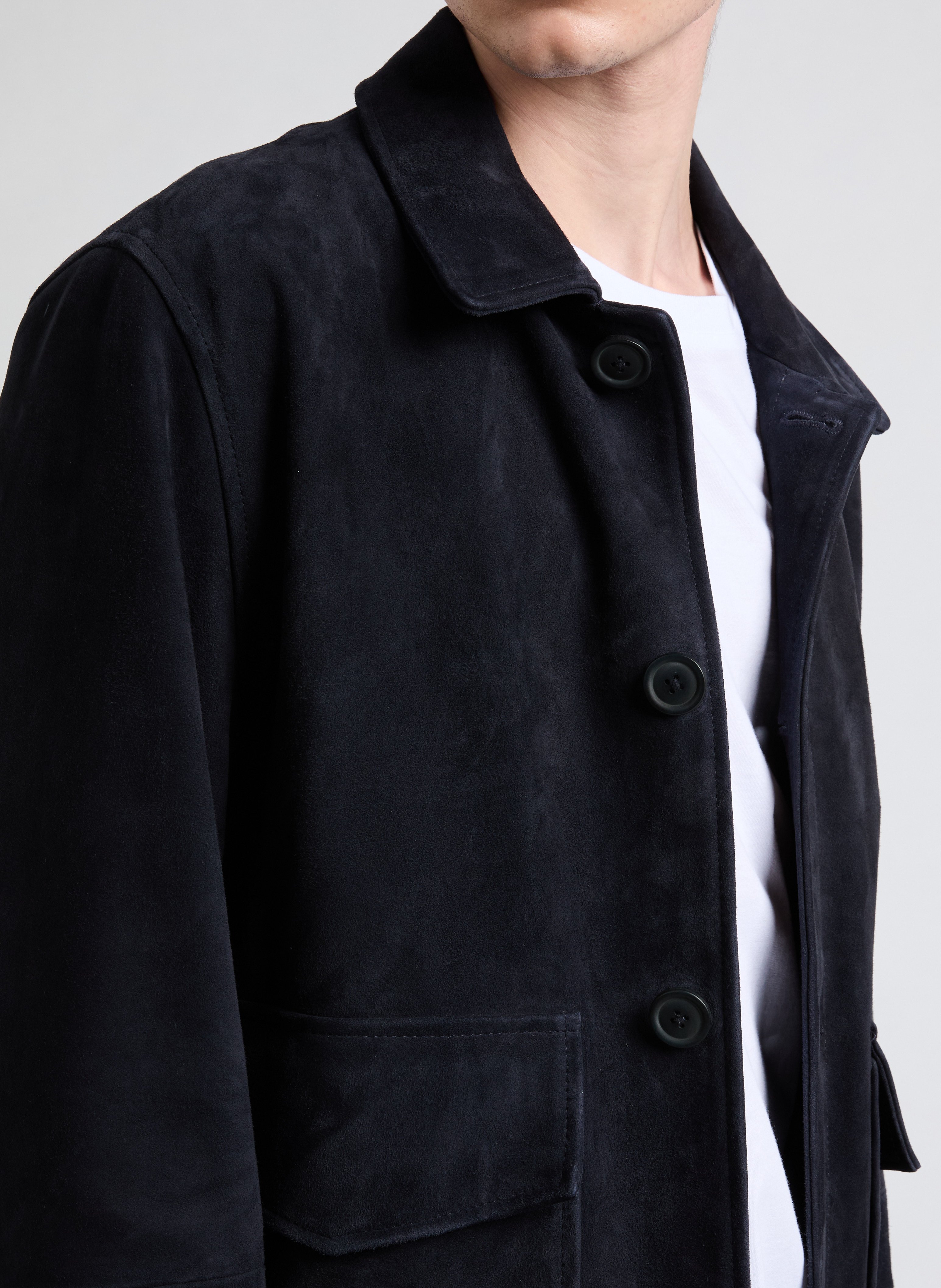 Blouson Femy en cuir SAISON 1865 Bleu