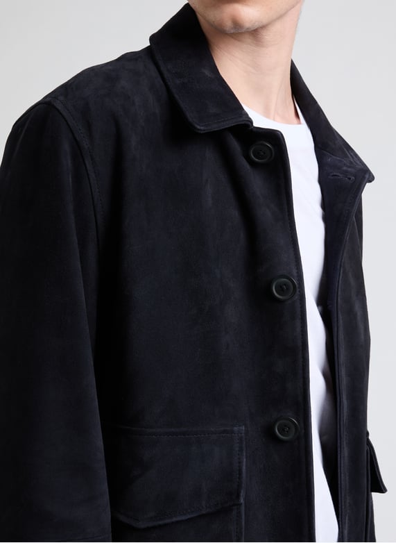 Blouson Femy en cuir | Bleu by SAISON 1865 Blouson Femy en cuir Bleu