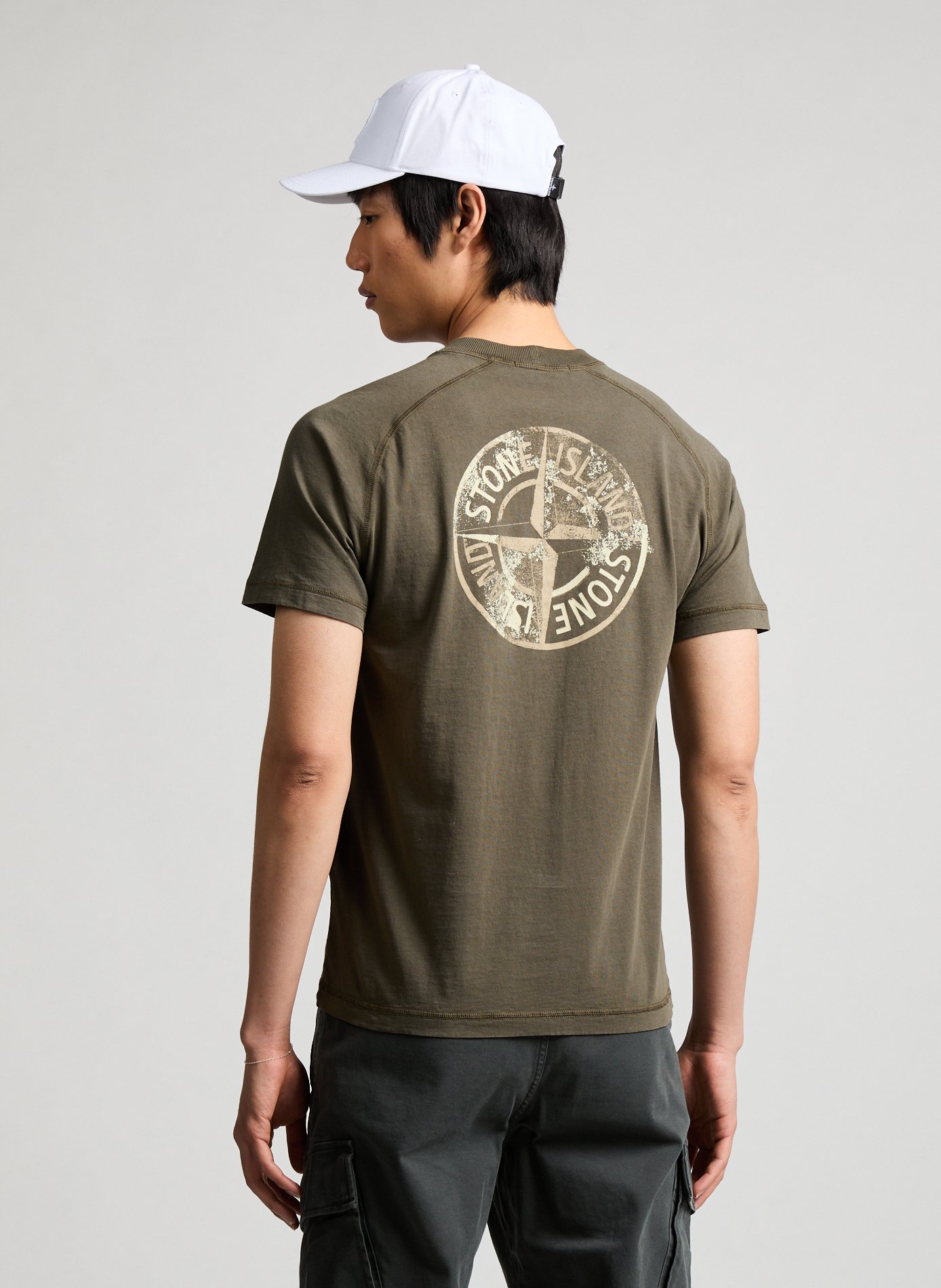 T-shirt en coton STONE ISLAND Vert