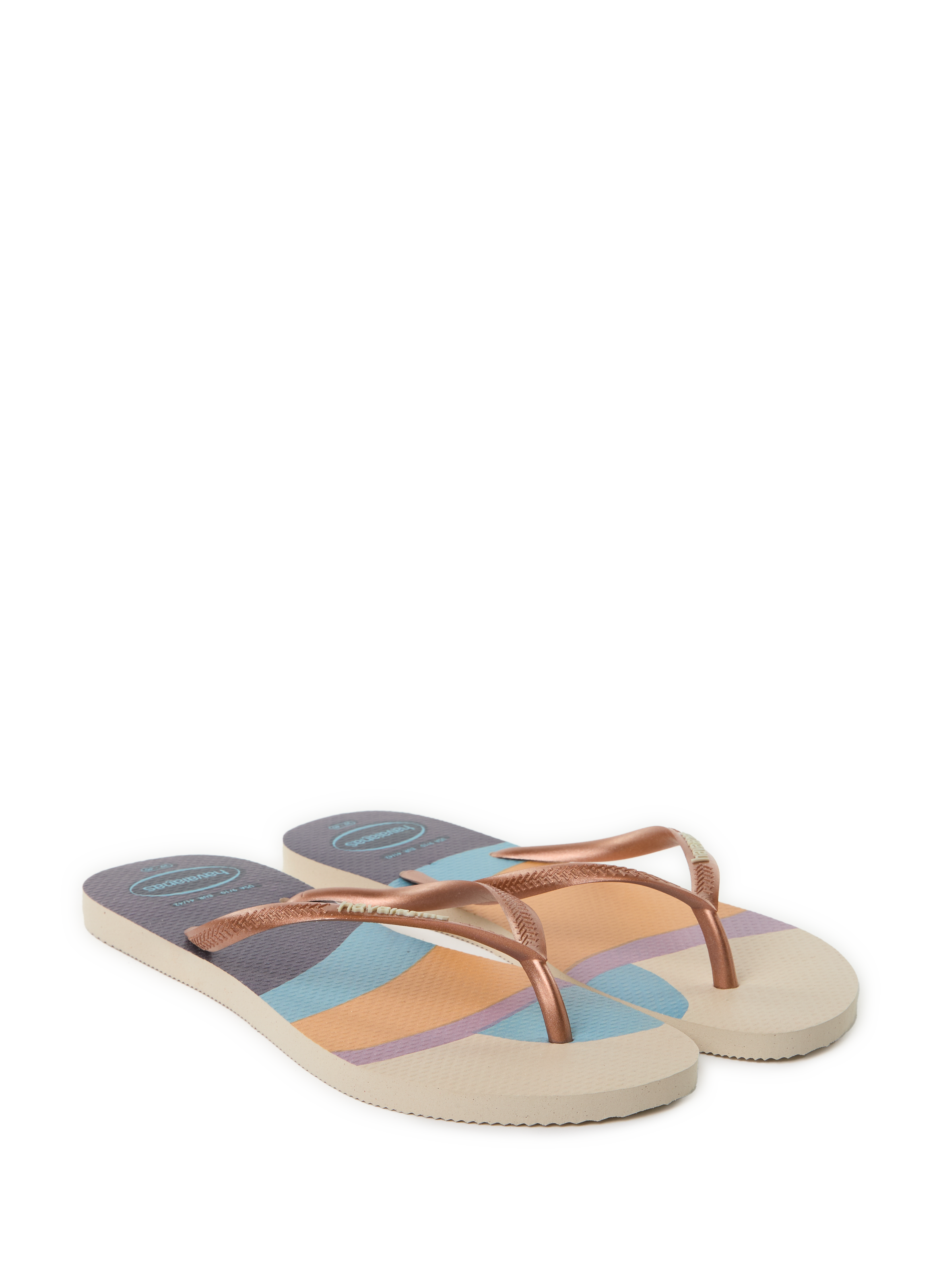 Slim Palette Glow flip flops HAVAIANAS Beige