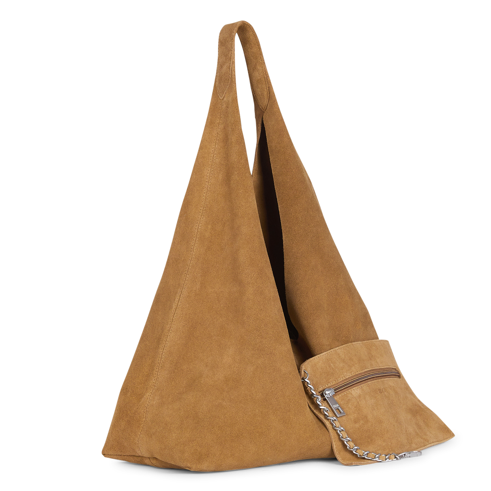 Sac à main en cuir IKKS Marron