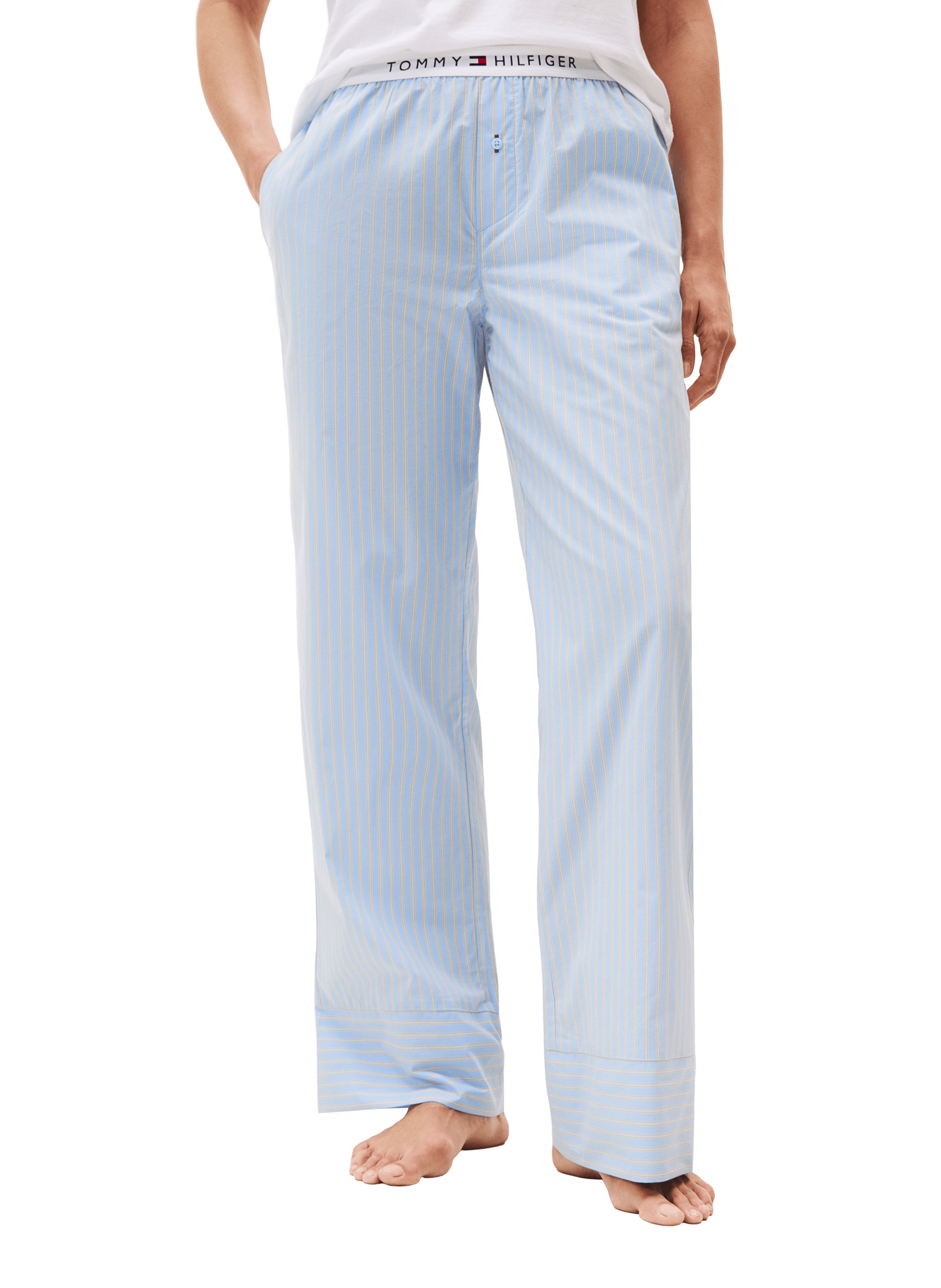 TOMMY HILFIGER Poplin pajama pants Blue