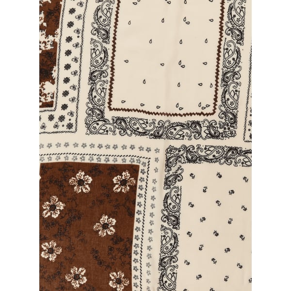 Au Printemps Paris Foulard À Motif Bandana In Neutral