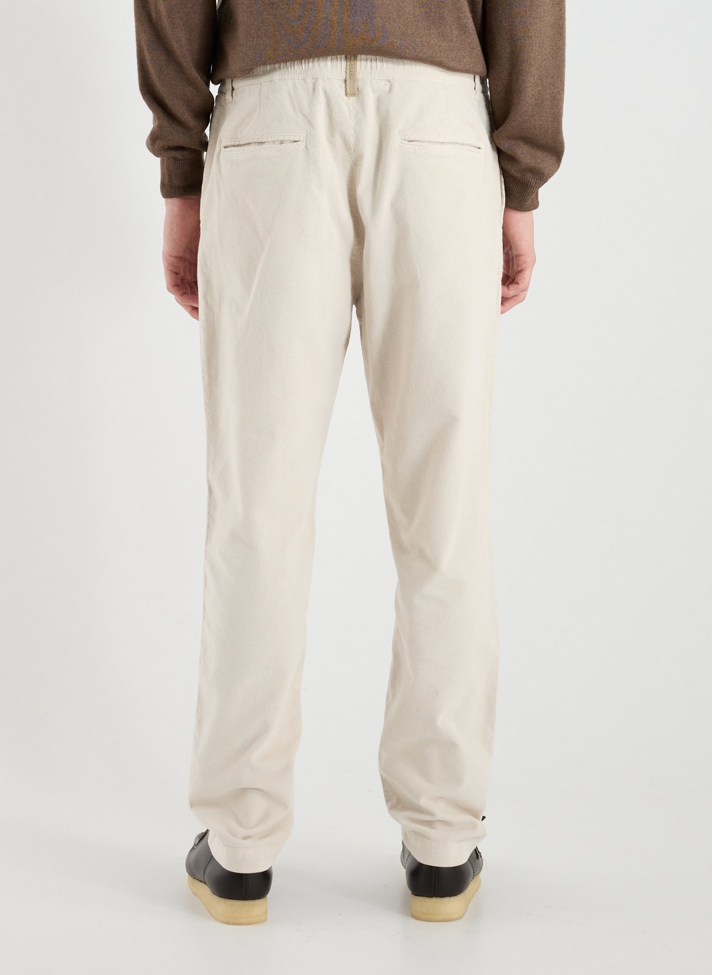 Mixed cotton trousers WOOLRICH Beige