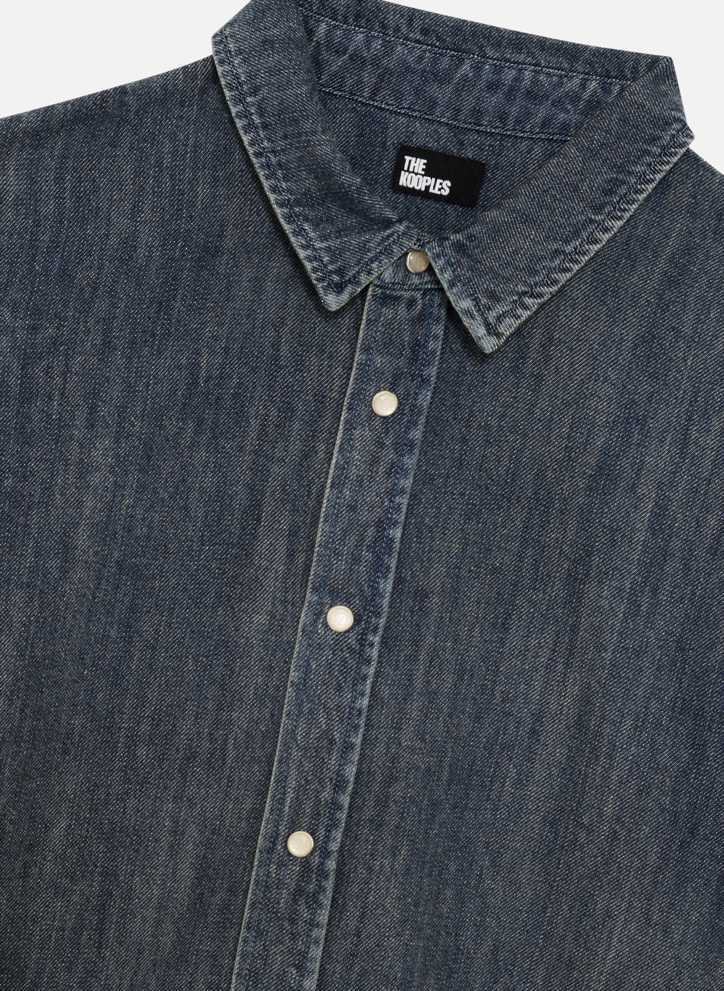 Chemise en denim THE KOOPLES Bleu