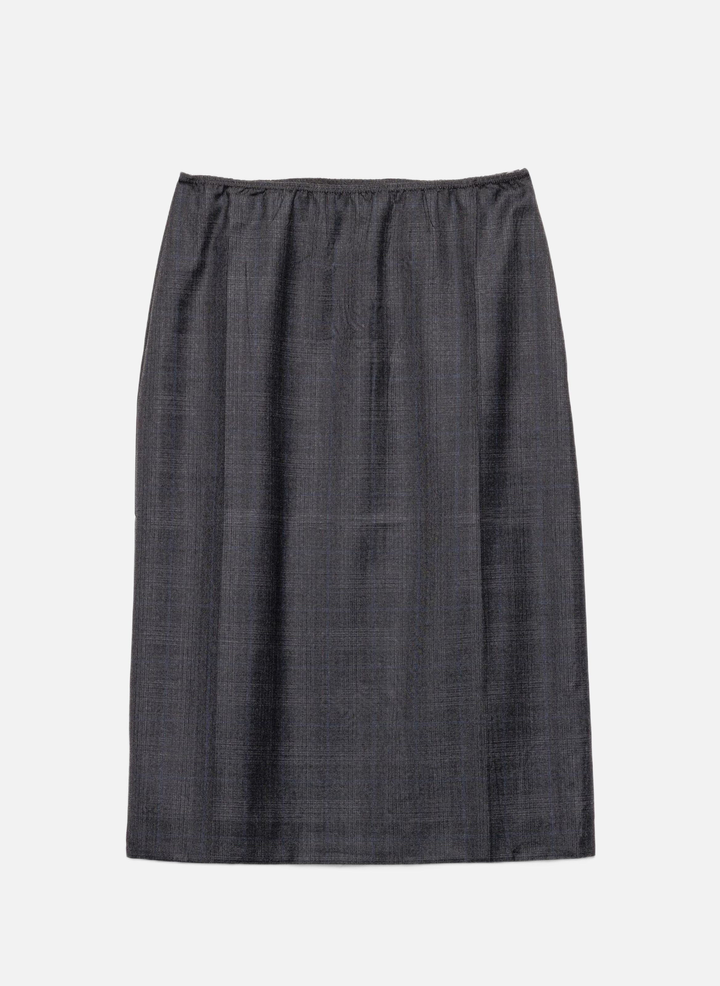 Jupe en laine PRADA Gris
