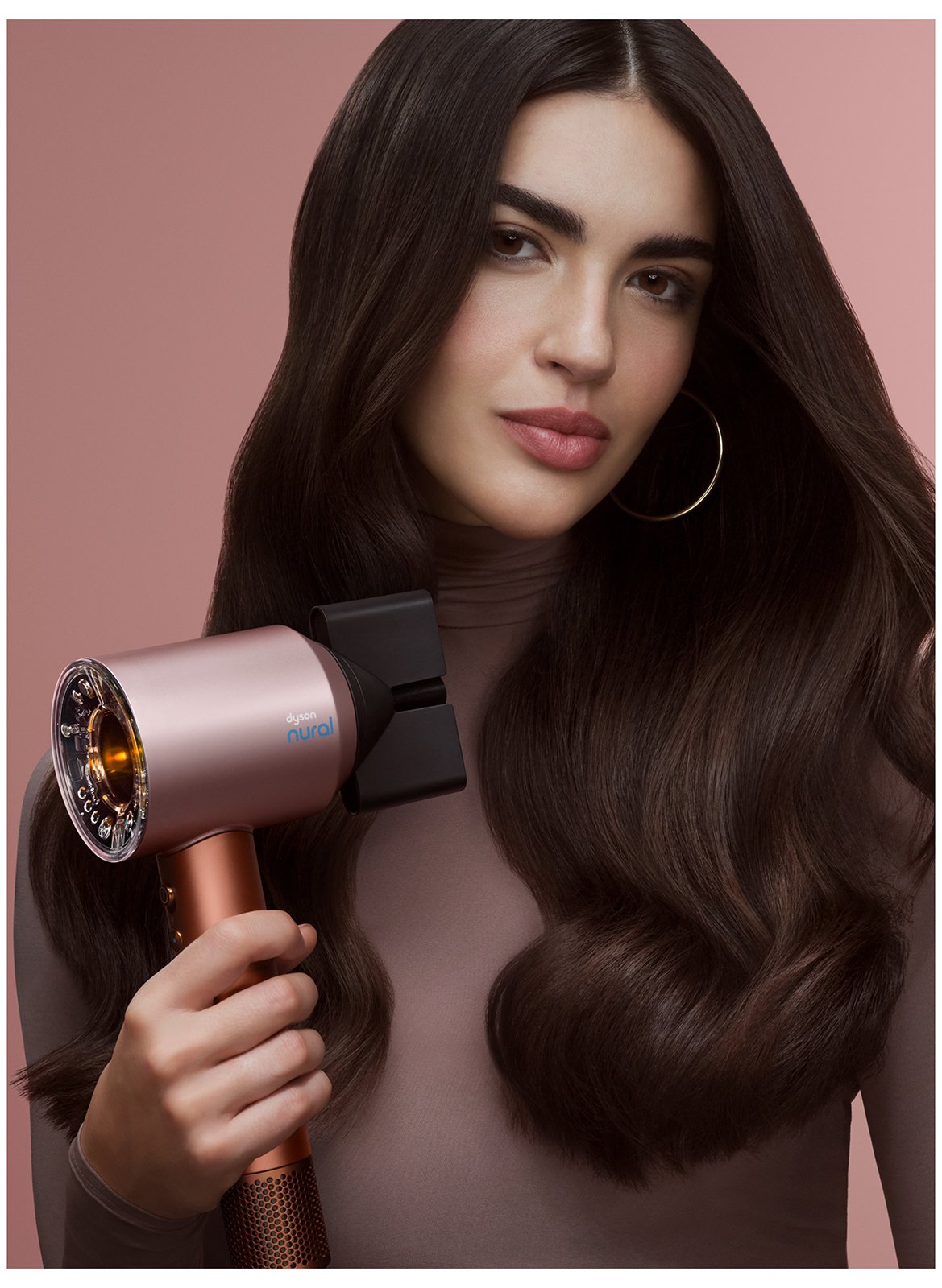 Dyson Supersonic Nural, Limited Edition Straight to Curly Hair Silk/Amber DYSON No color