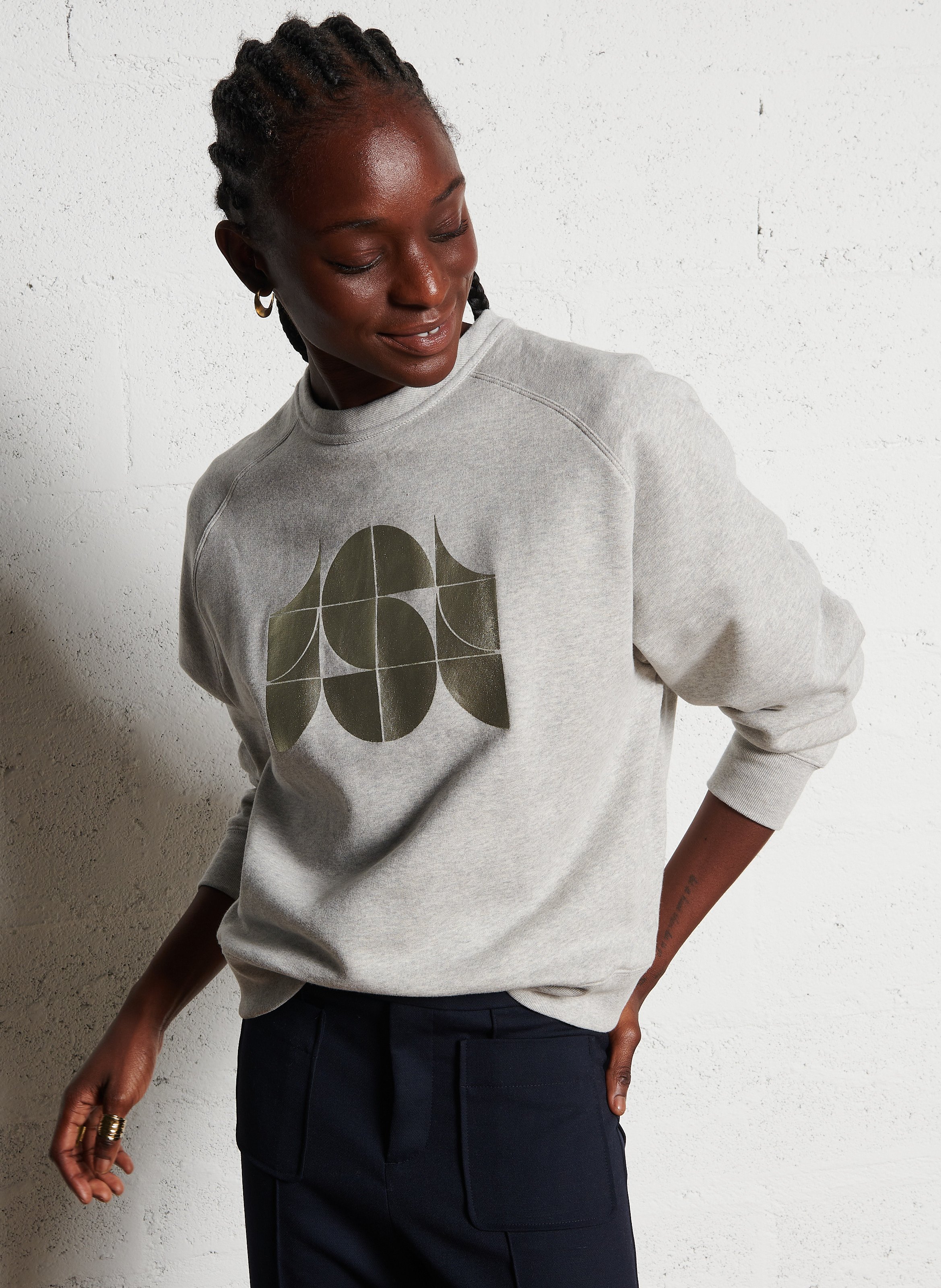 Pantalon large SOEUR Bleu