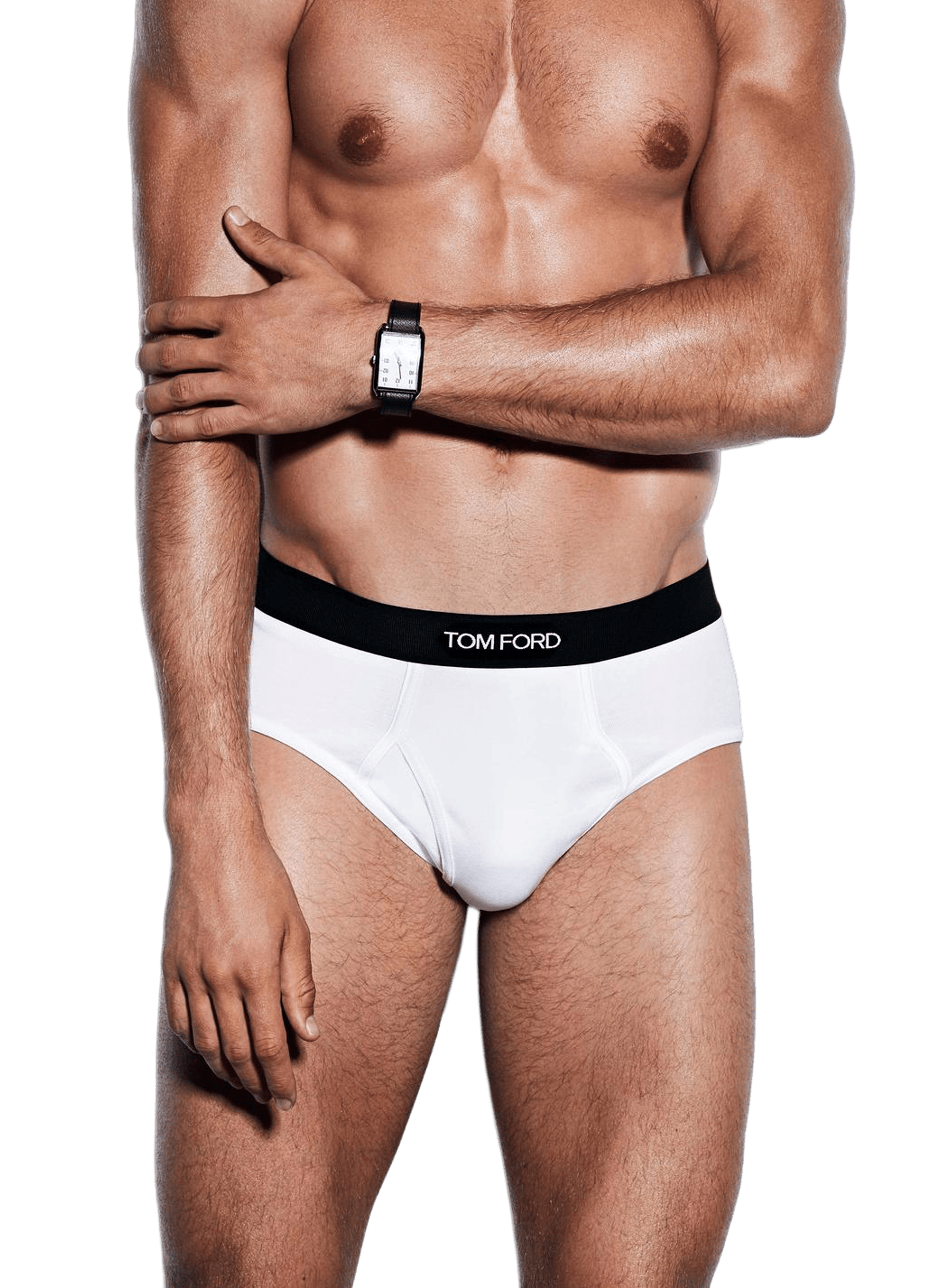 Cotton-blend briefs TOM FORD White
