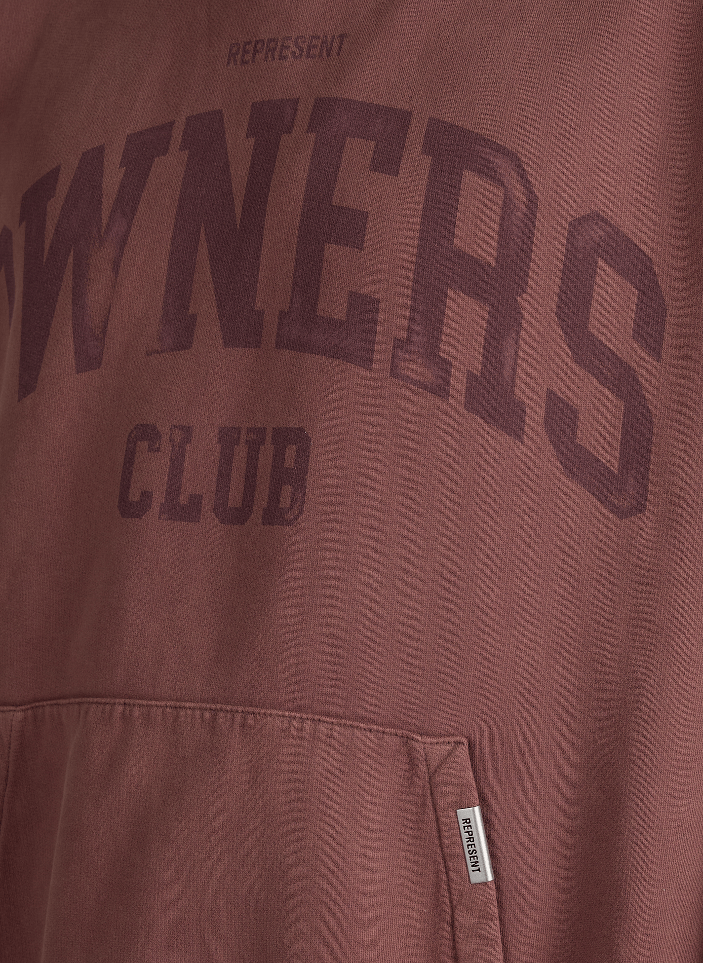 Cotton hoodie REPRESENT Pink