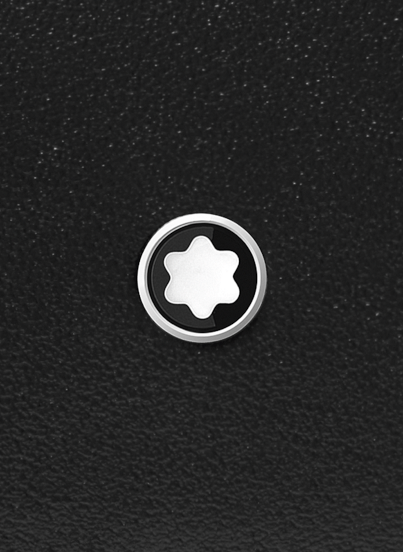 Compact leather wallet MONTBLANC Black