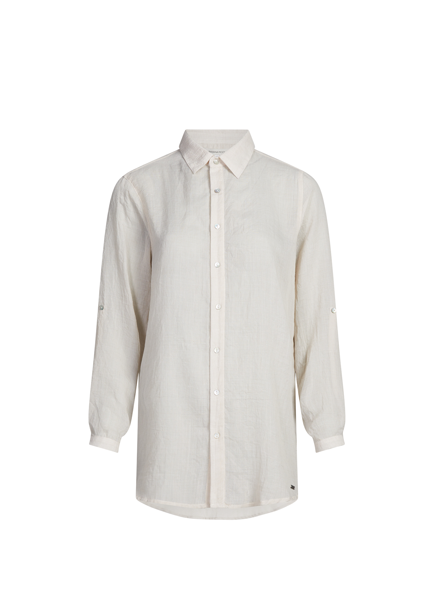 Chemise fluide à col classique BANANA MOON Beige