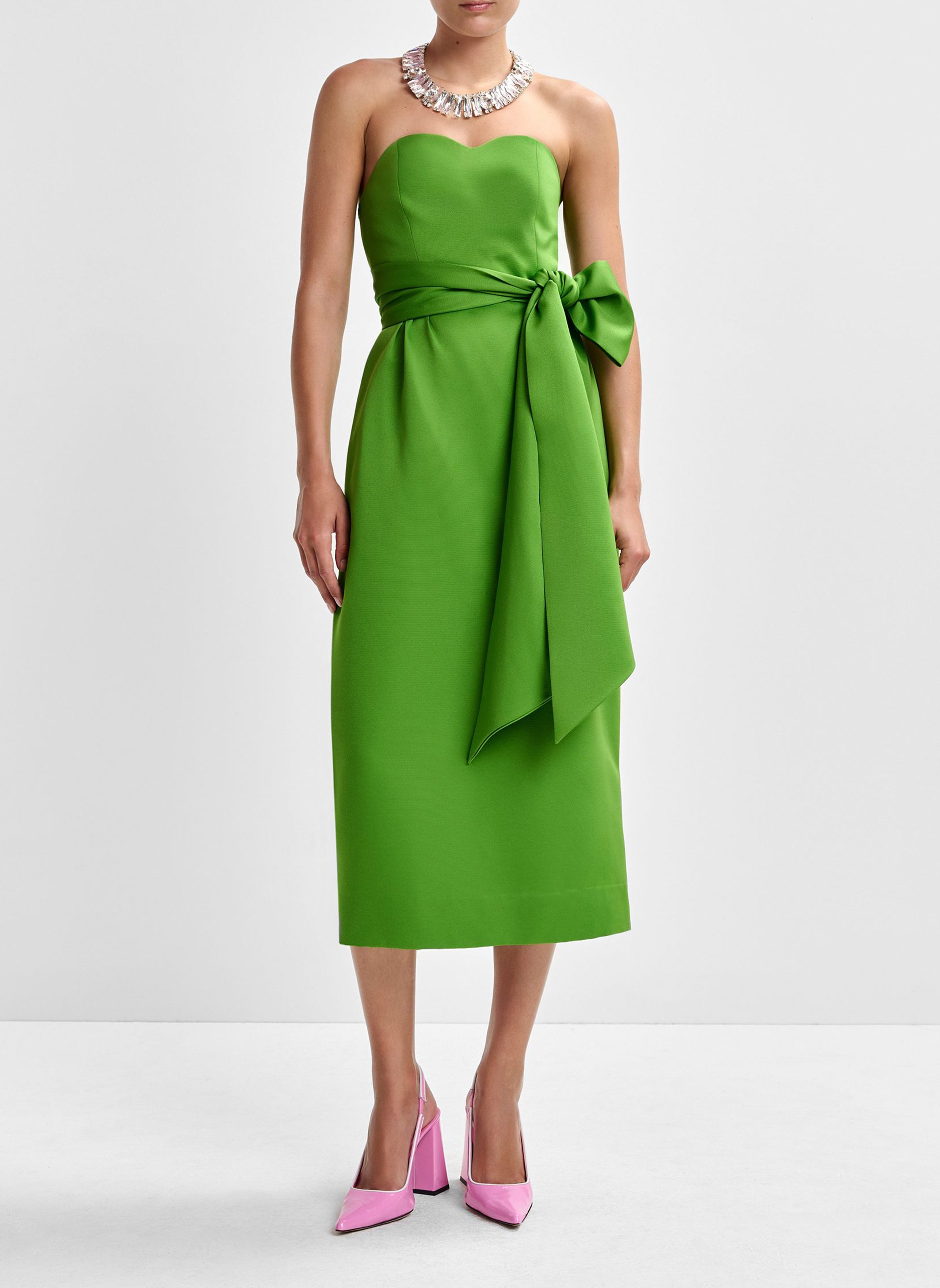 Robe midi bustier Juror ESSENTIEL ANTWERP Vert
