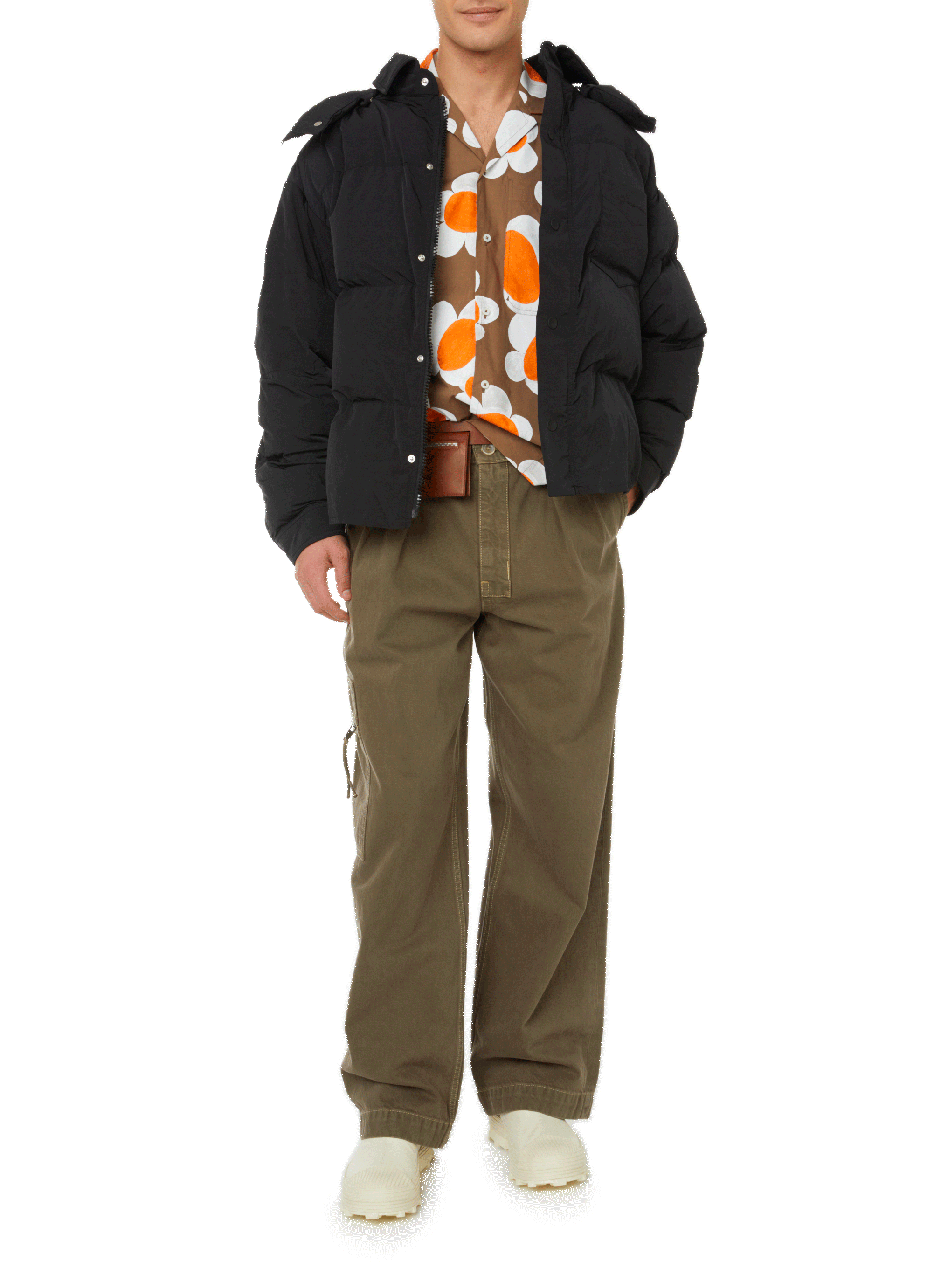 La Chemise Jean floral shirt JACQUEMUS Beige