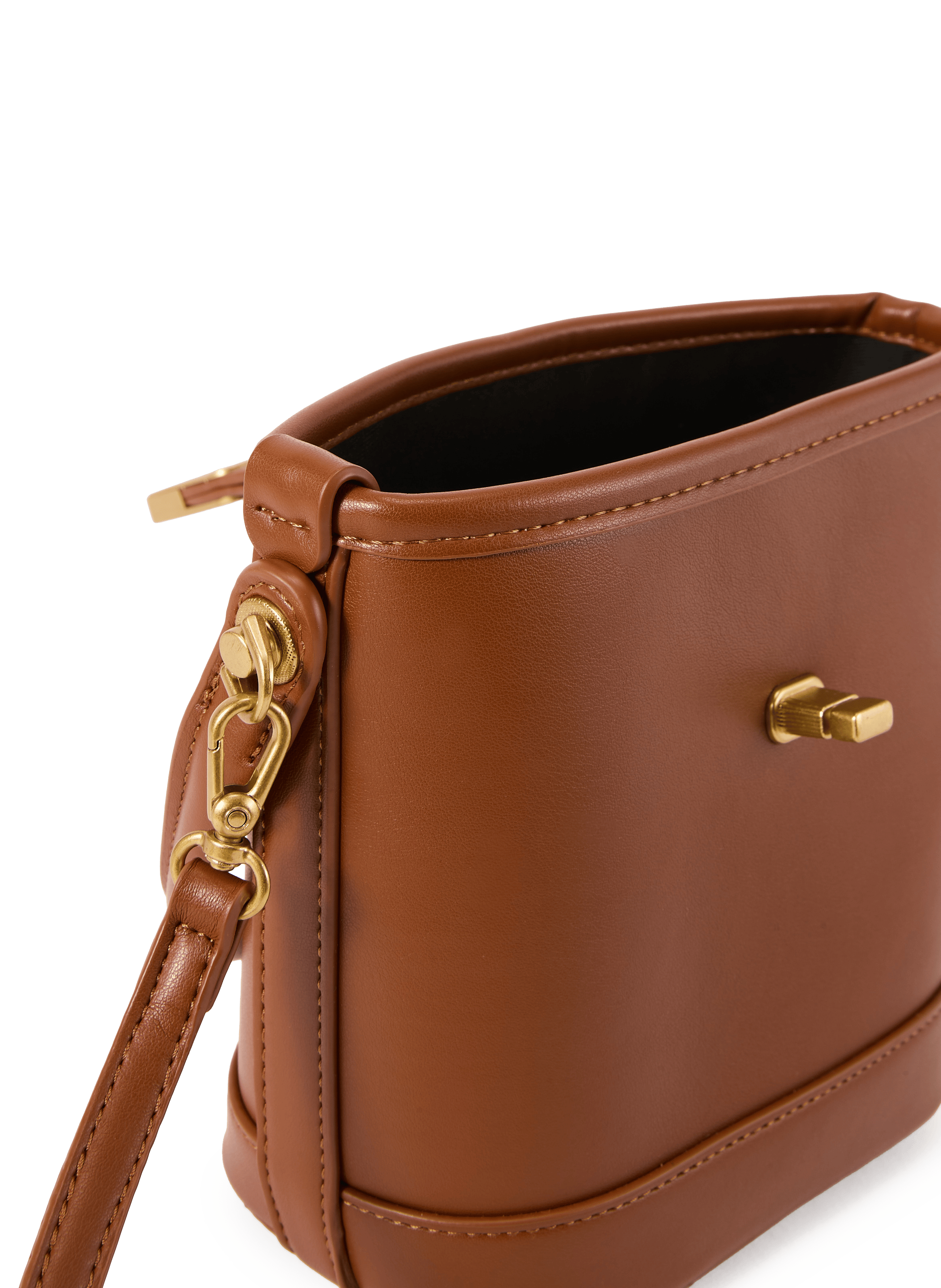 Small bucket shoulder bag AU PRINTEMPS PARIS Brown