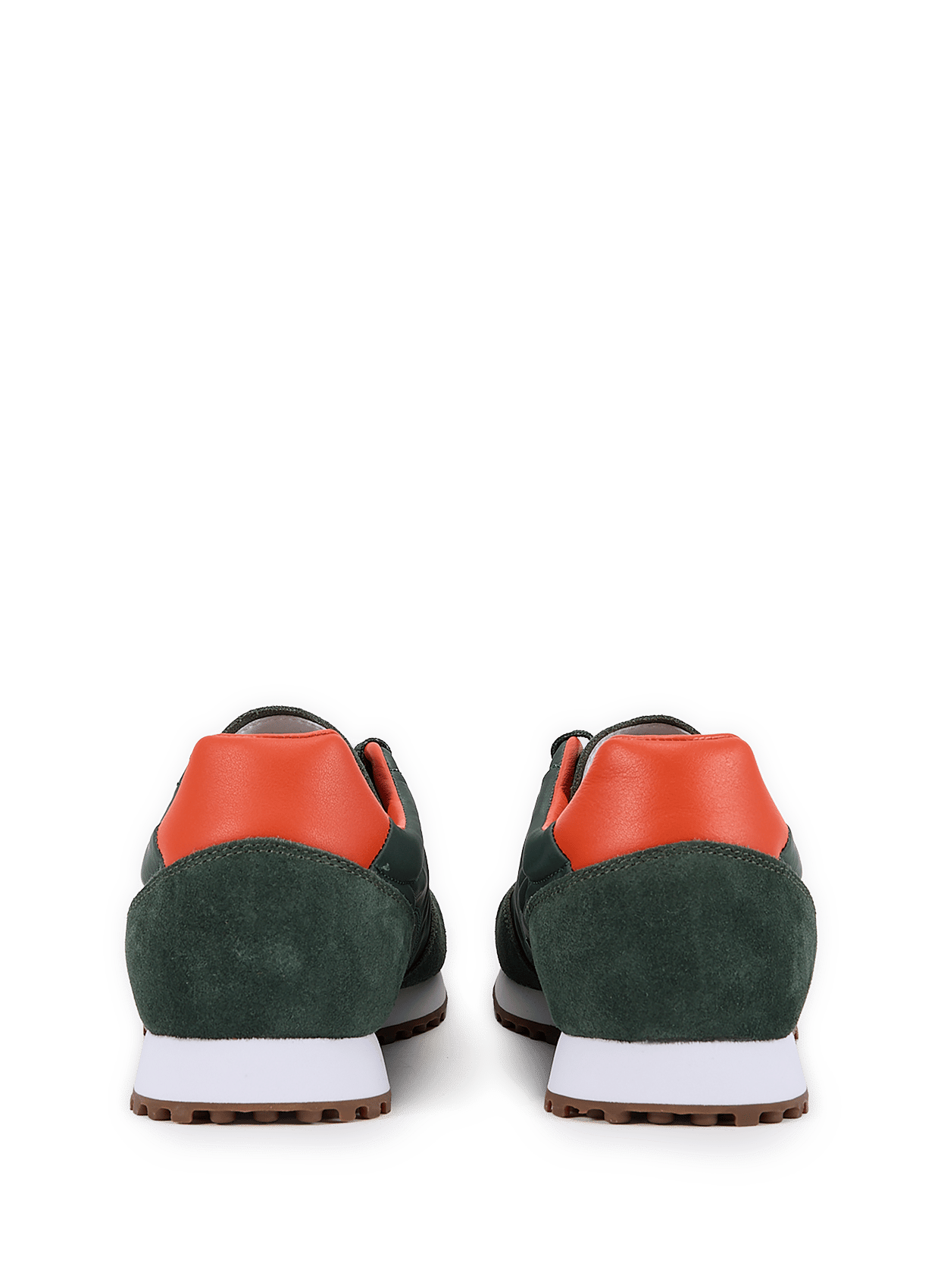 Baskets crantées en cuir mélangé PAUL SMITH Kaki