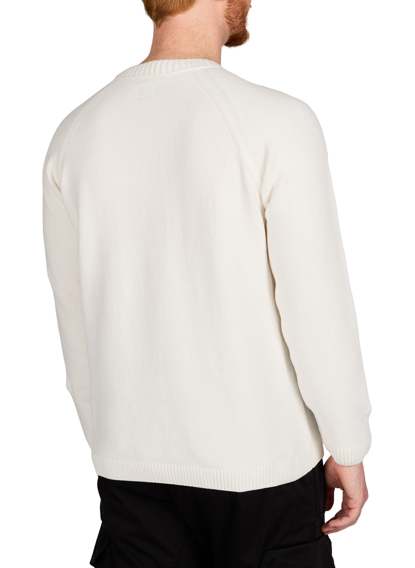 Sweat col rond en coton CP COMPANY Blanc